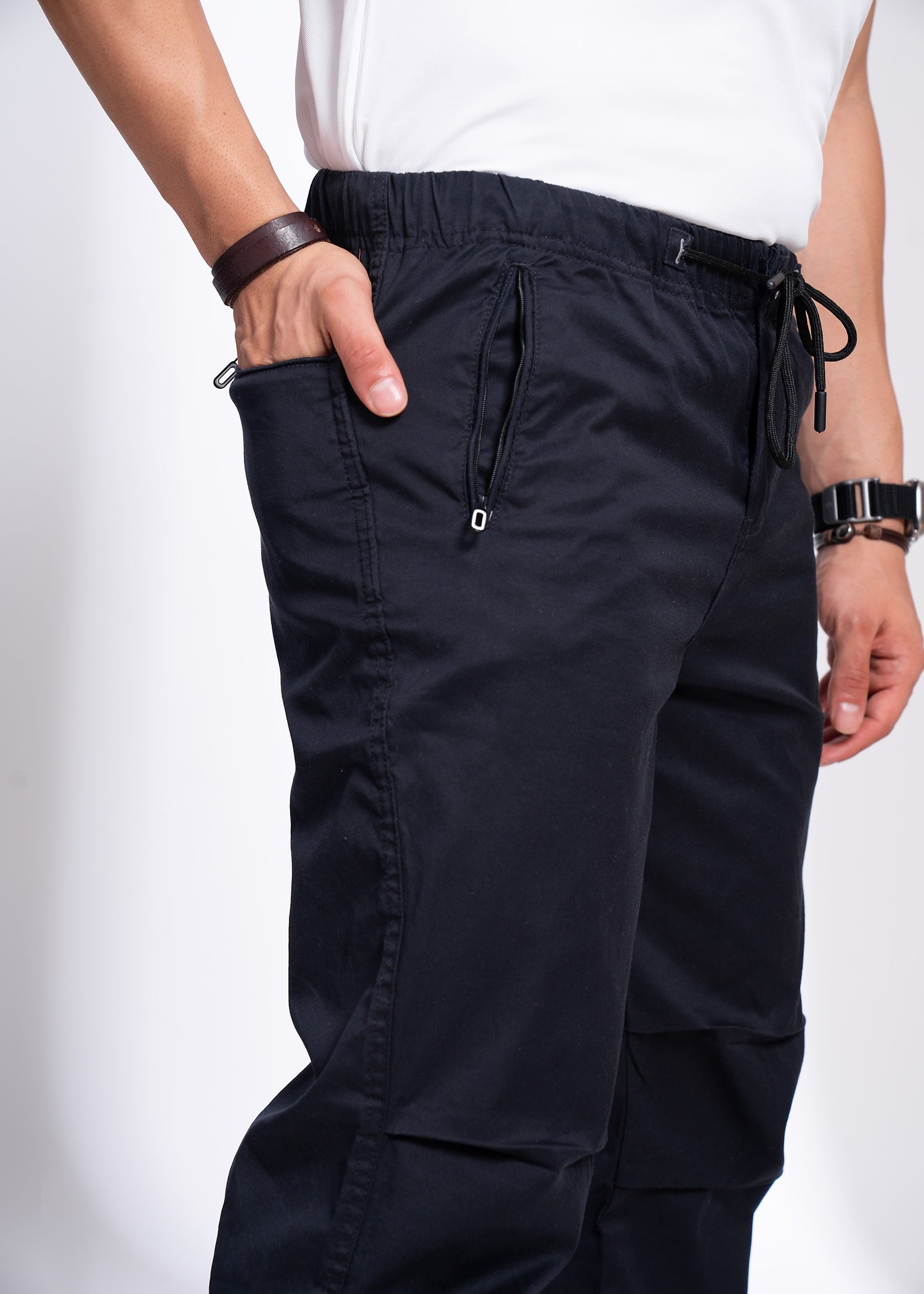 Men’s Parachute Pants | Relaxed Fit Drawstring Trousers