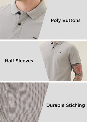 Cherry Half Sleeve Polo T-Shirt | Smart Casual Style