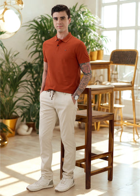 Cherry Half Sleeve Polo T-Shirt | Smart Casual Style