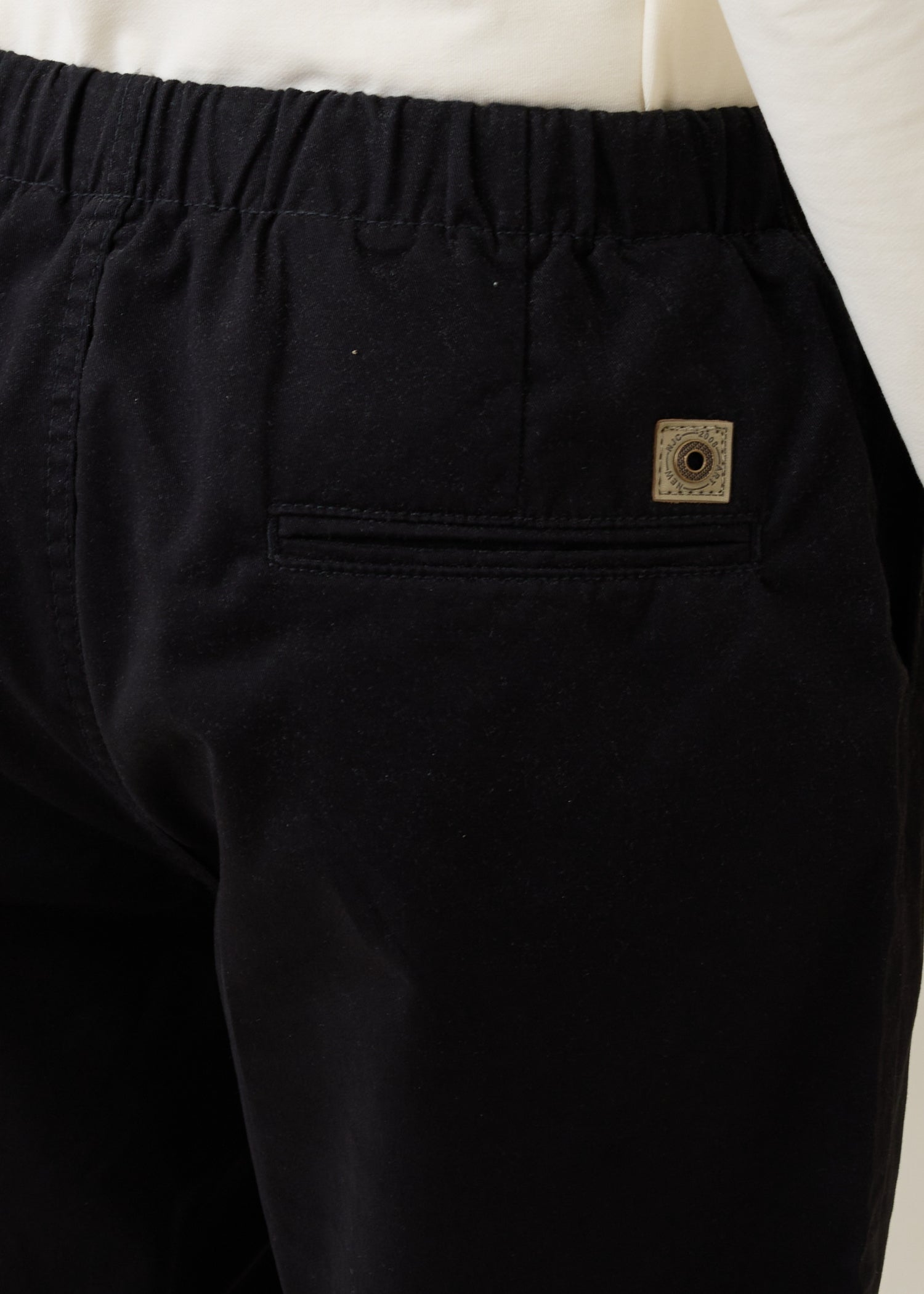 Waltrop Cotton Baggy Trouser: Black