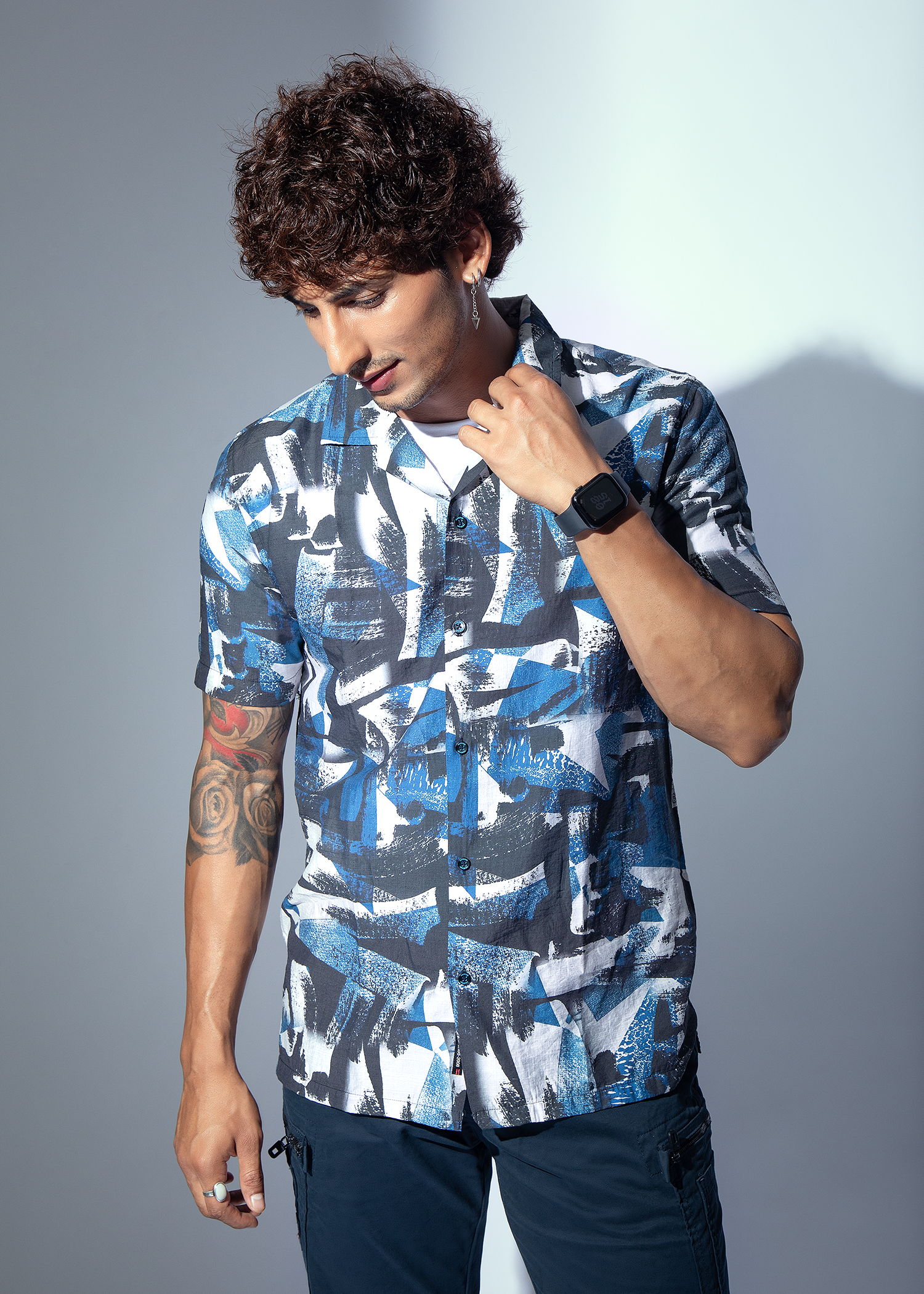 Texas Half Sleeve Graphic Printed Shirt For Men Nostrum