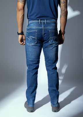 Redam Regular Fit SDL Stitches Jeans Nostrum