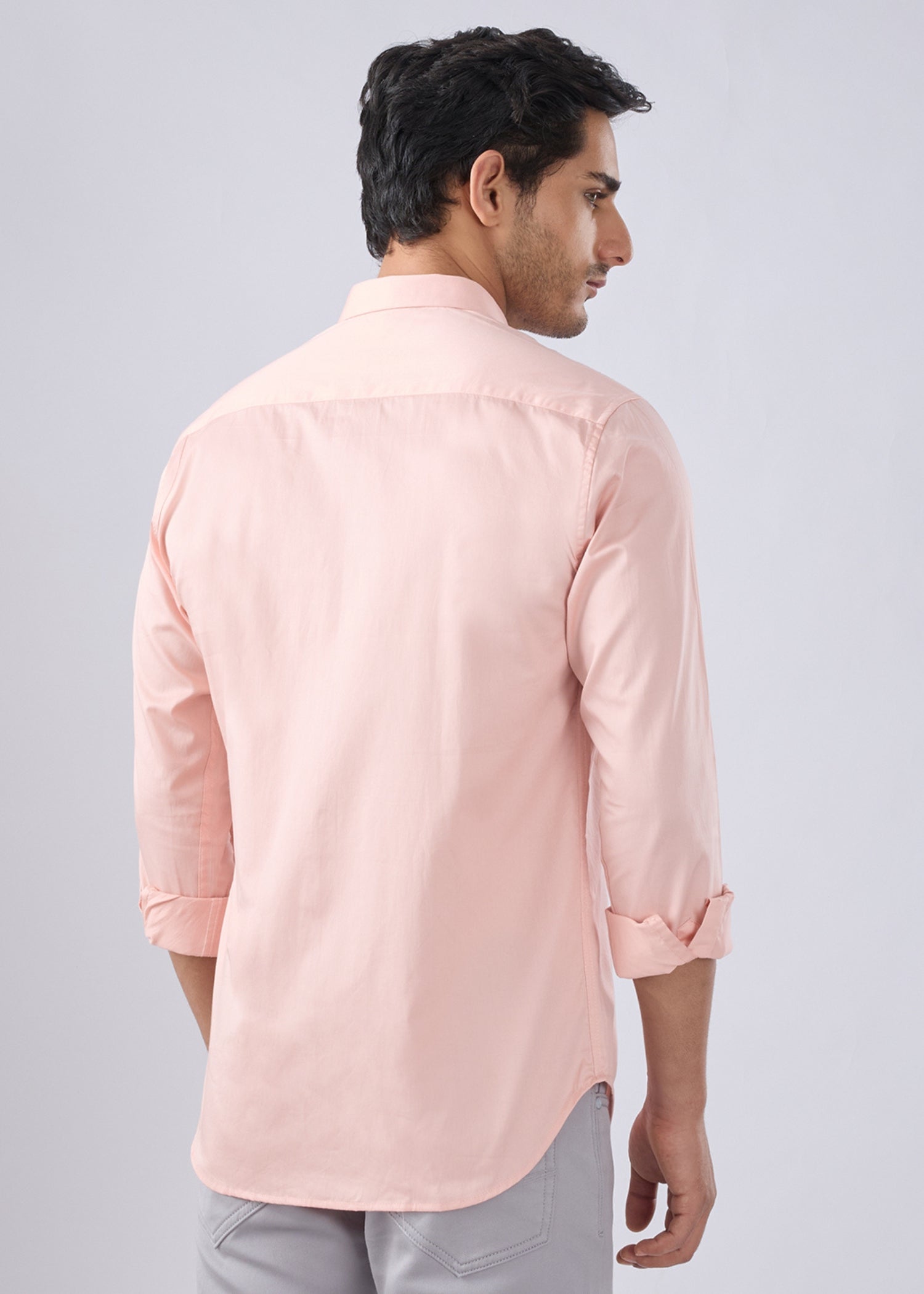 Carlson Solid Full Sleeve Shirt
