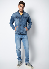 Frisco Denim Jacket For Men Nostrum