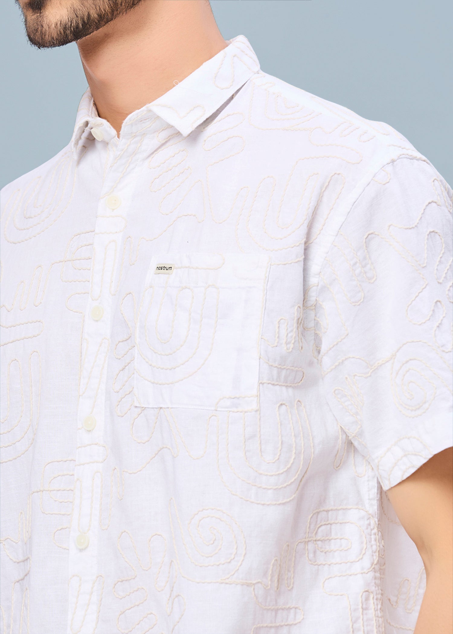 Anderson Embroidered Half Sleeve Shirt