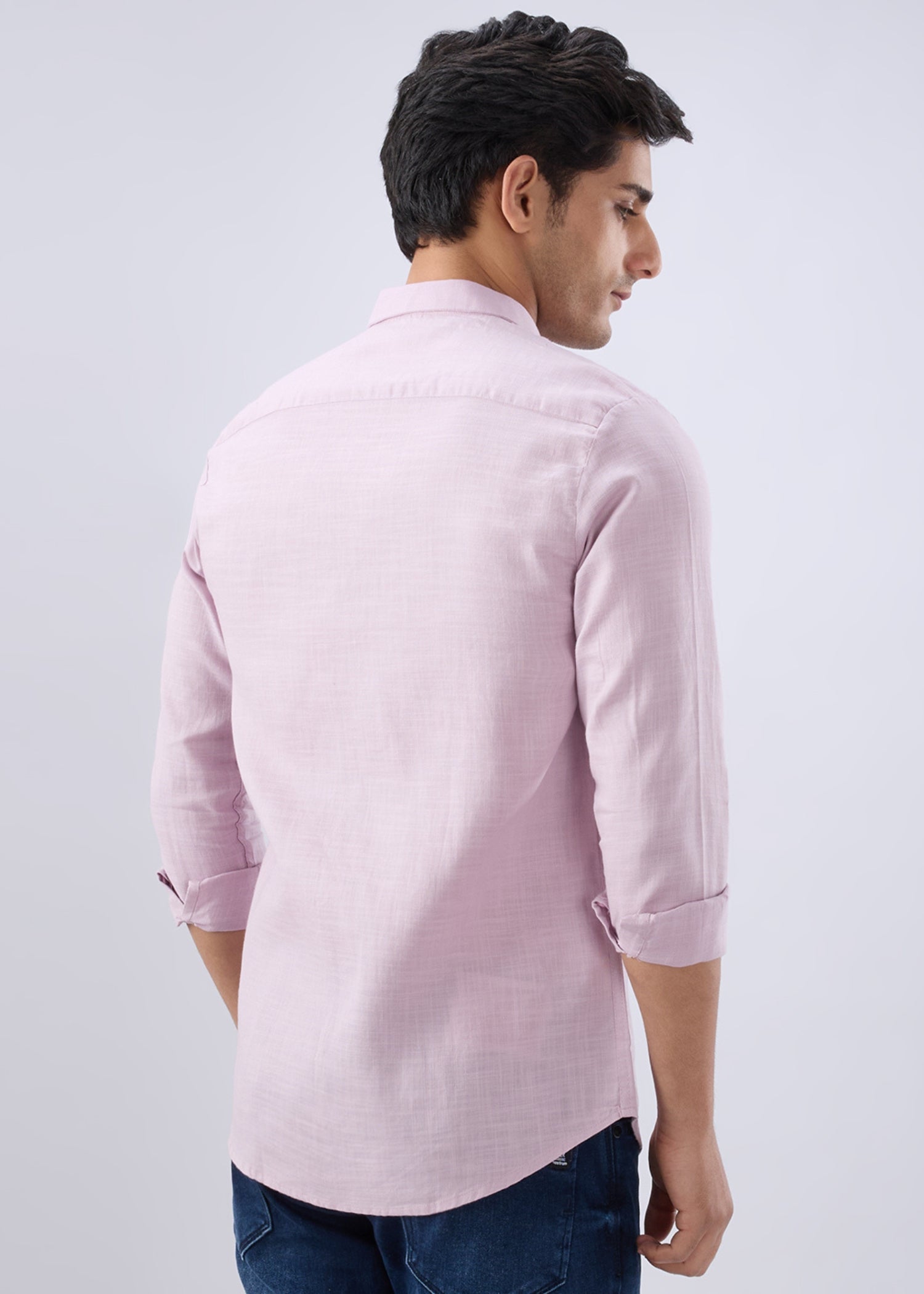 Keen Solid Full Sleeve Shirt: Lavender