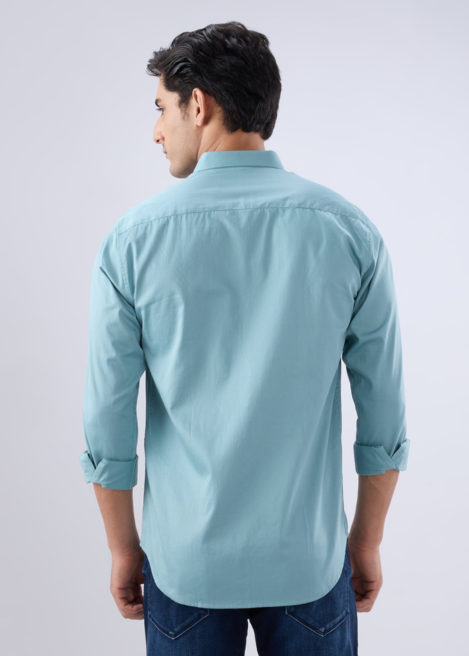 Carlson Solid Full Sleeve Shirt