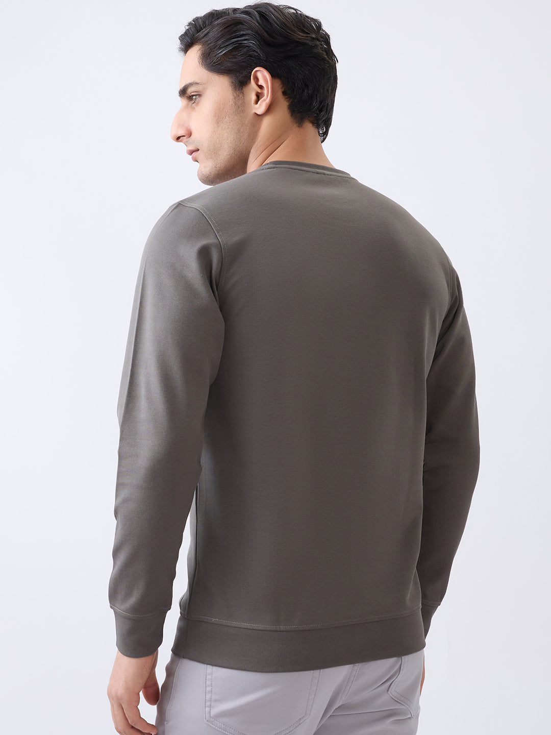 Impulses Fitted Sweatshirt: Olive