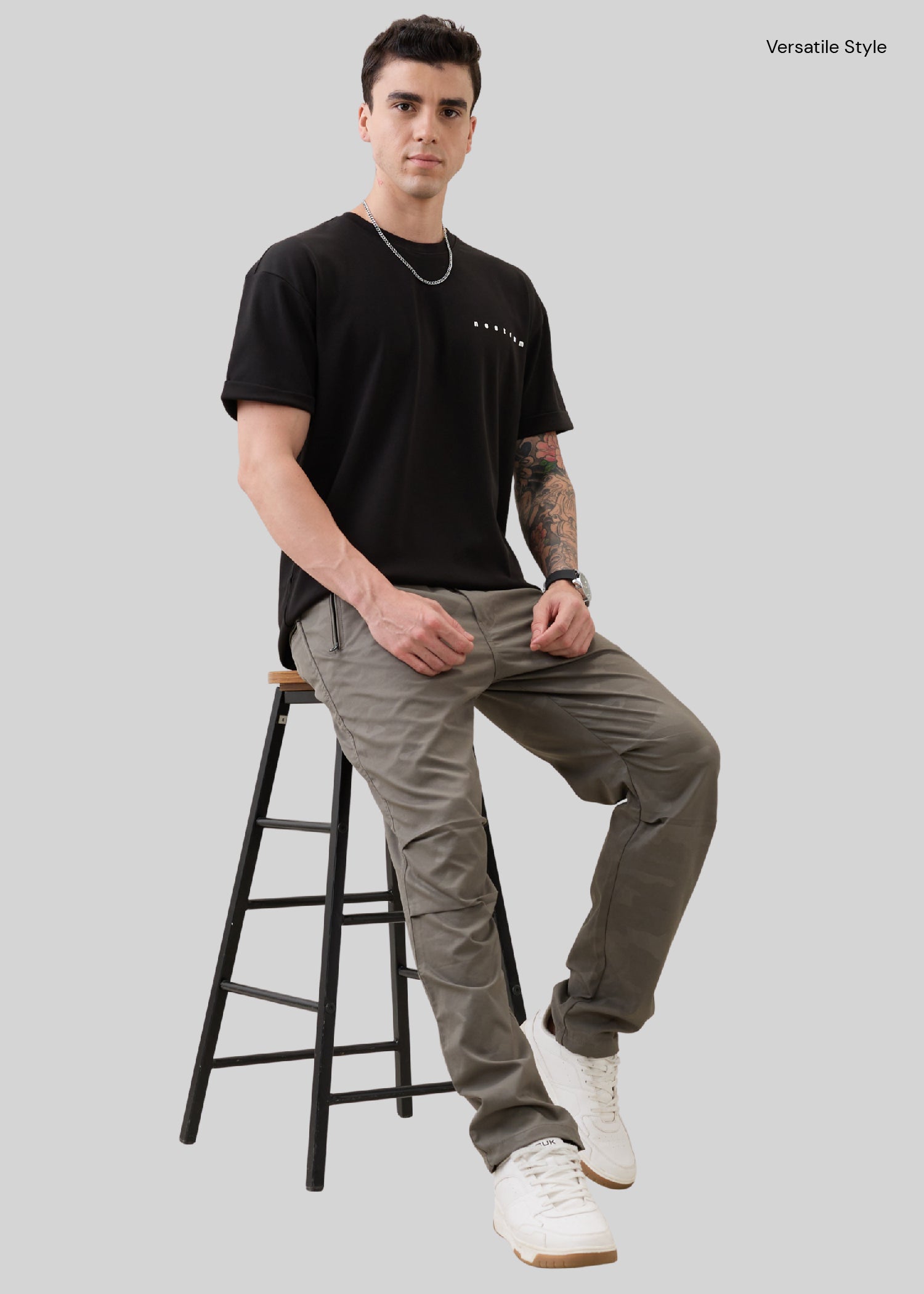 Ostrich Camouflage Relaxed Fit Cargo