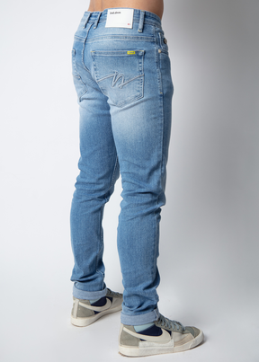 Breton Slim Fit Denim Jeans For Men Nostrum