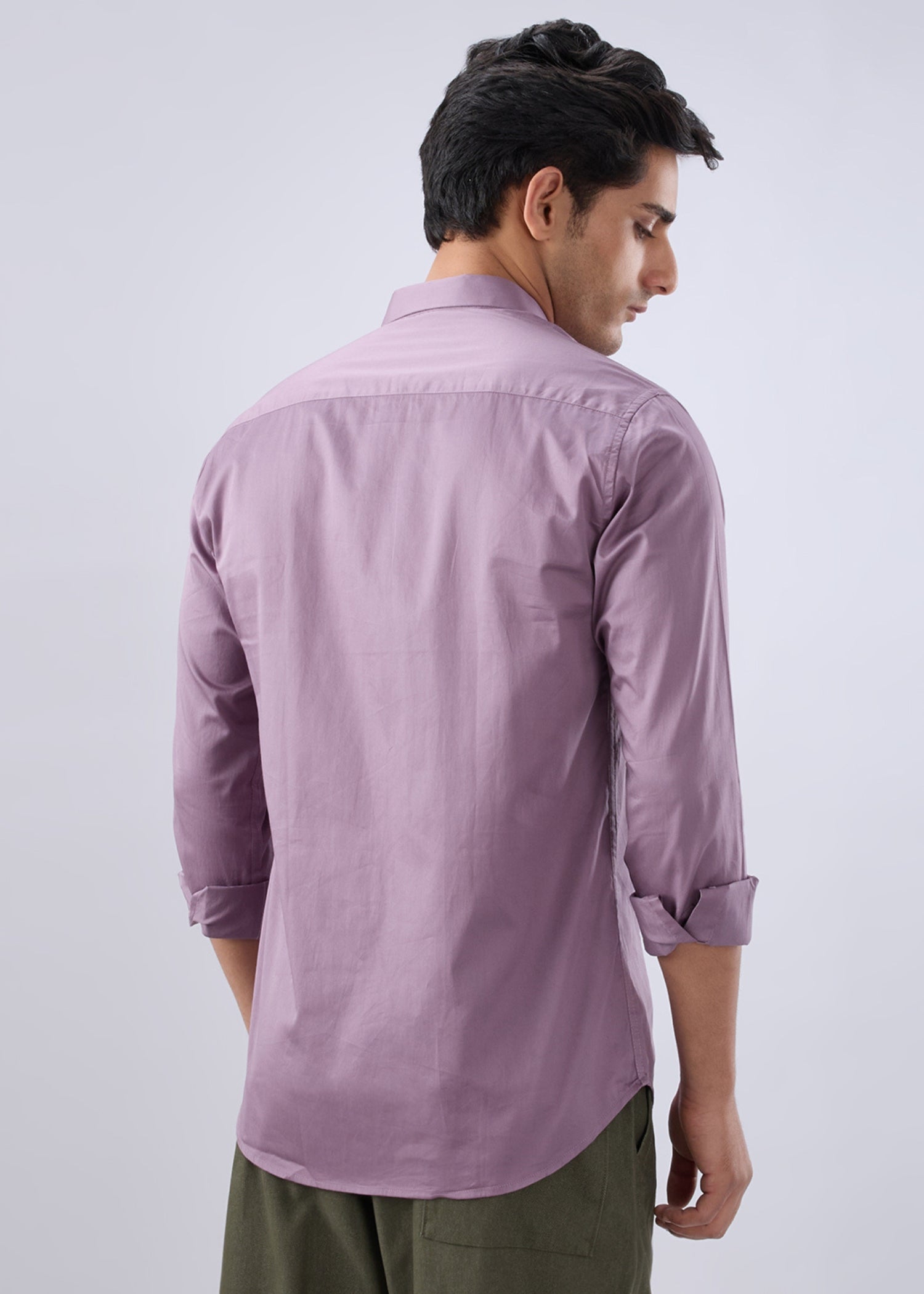 Carlson Solid Full Sleeve Shirt