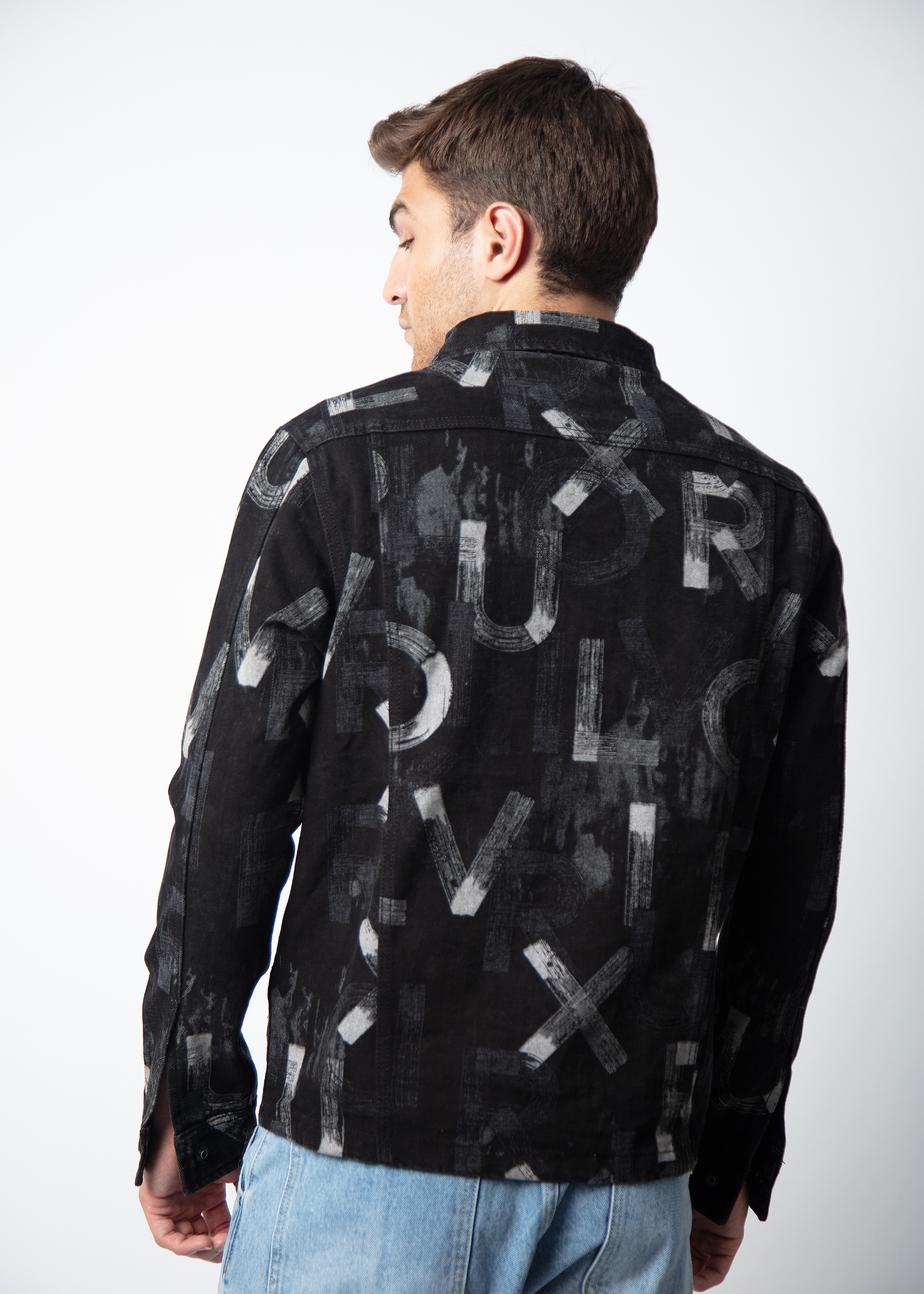 Acmo Printed Denim Jacket For Men Nostrum