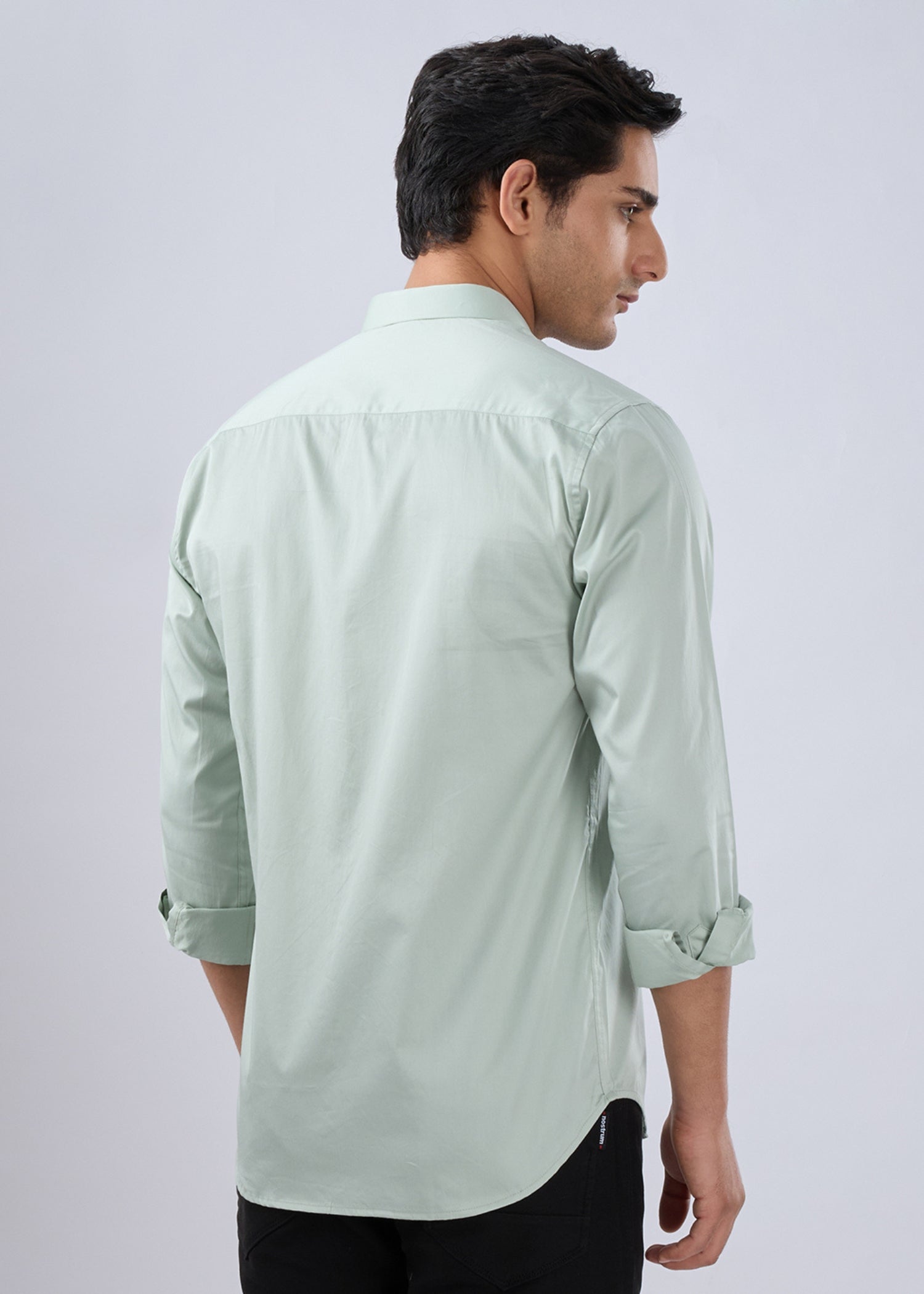 Carlson Solid Full Sleeve Shirt