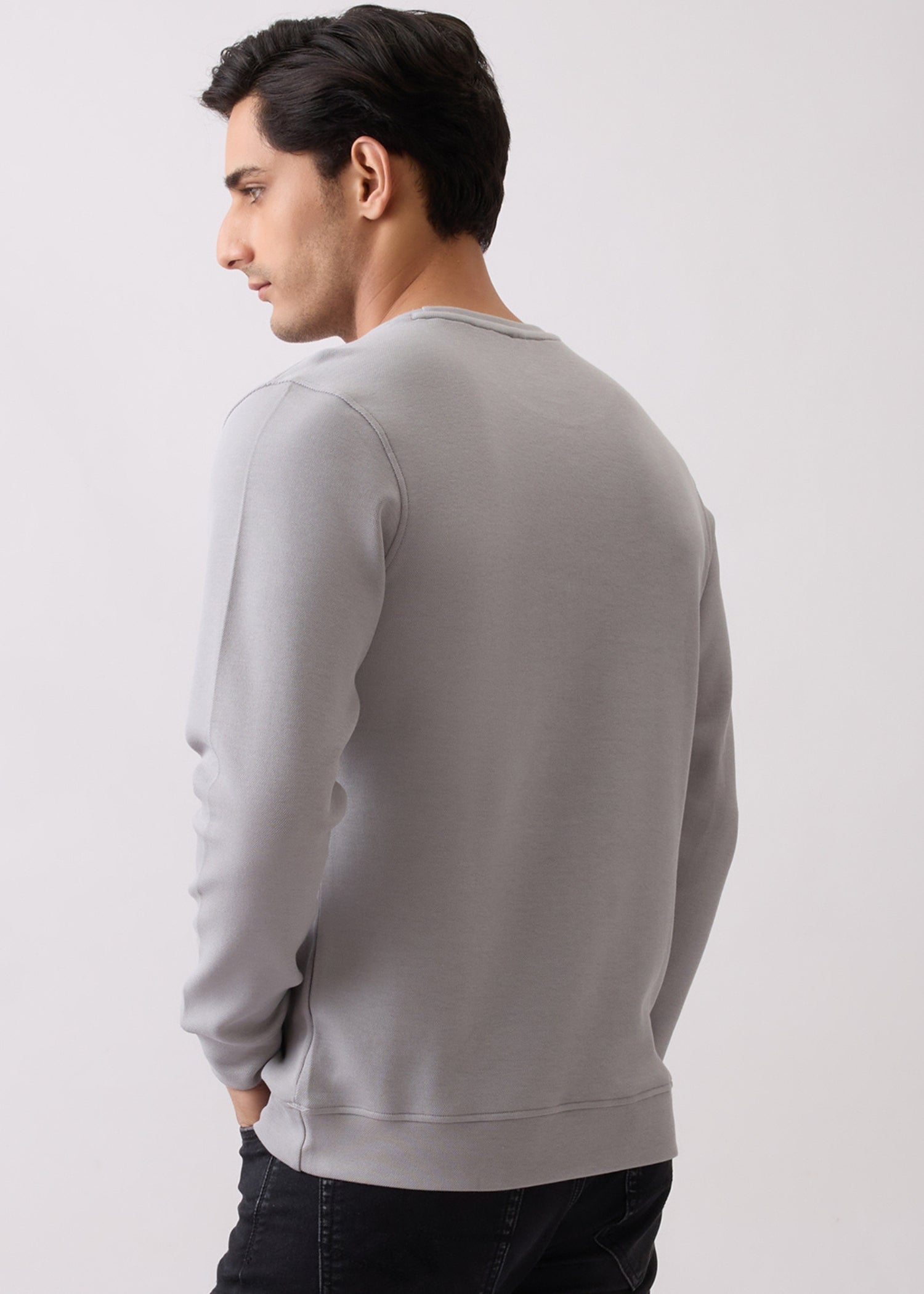 Formulate Utility Full Sleeve T-Shirt: Grey