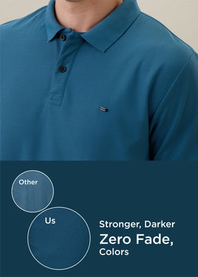 Cherry Half Sleeve Polo T-Shirt | Smart Casual Style