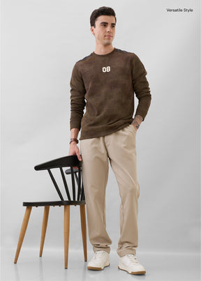 Draycott Relaxed Fit Trouser: Beige