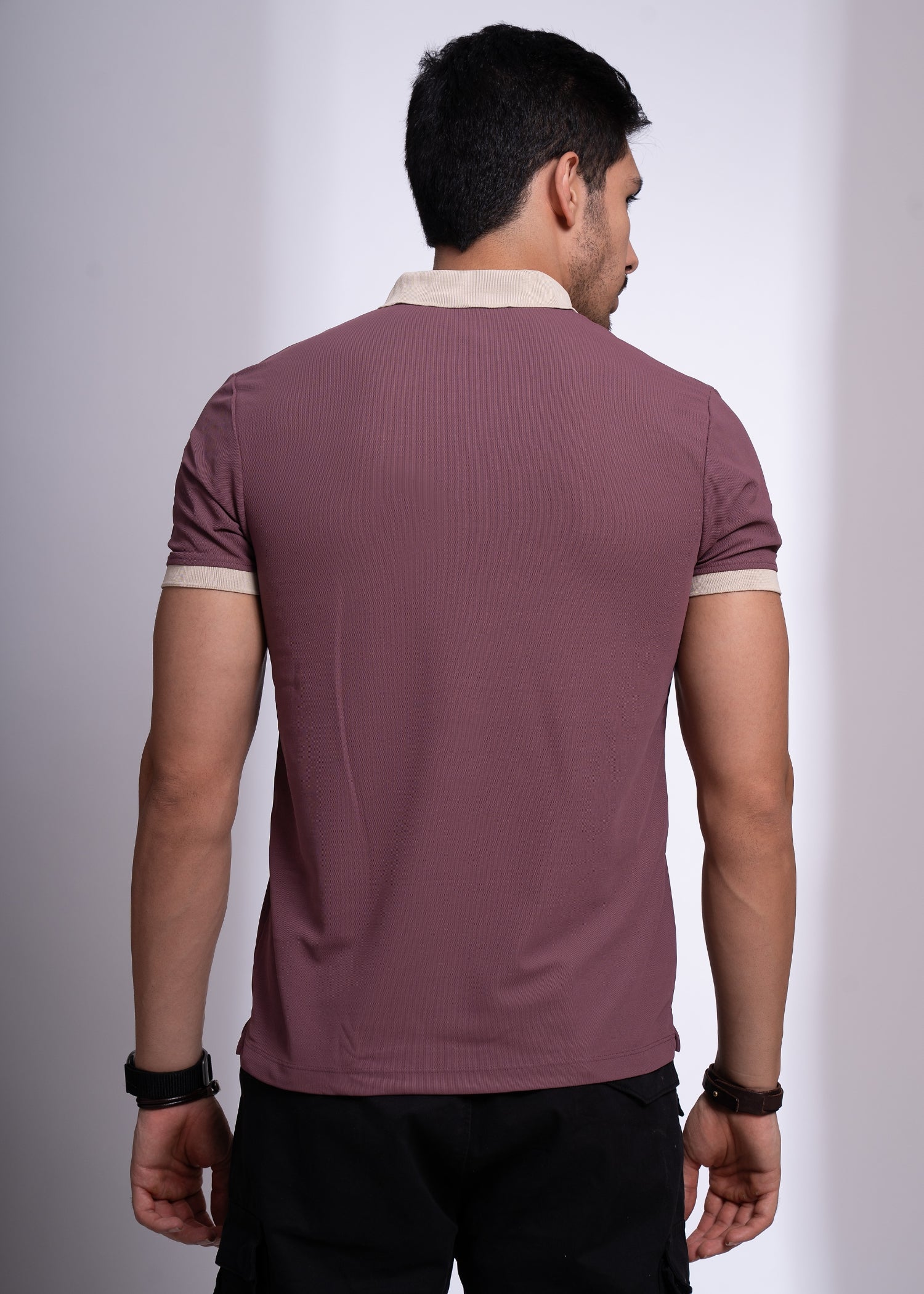 Mary Solid Polo T-Shirt: Onion