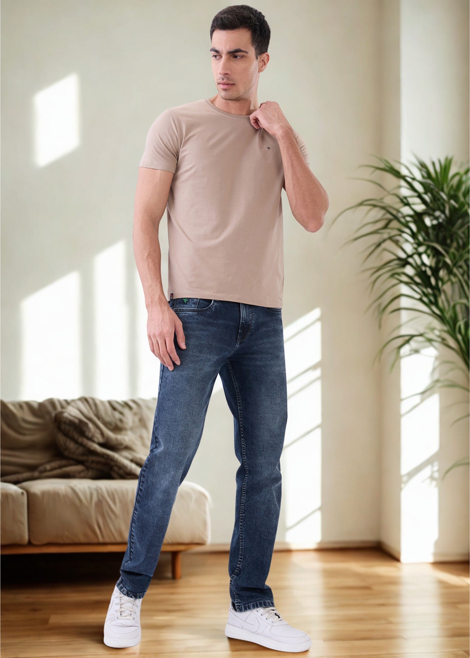 Arch Solid Half Sleeve T-Shirt