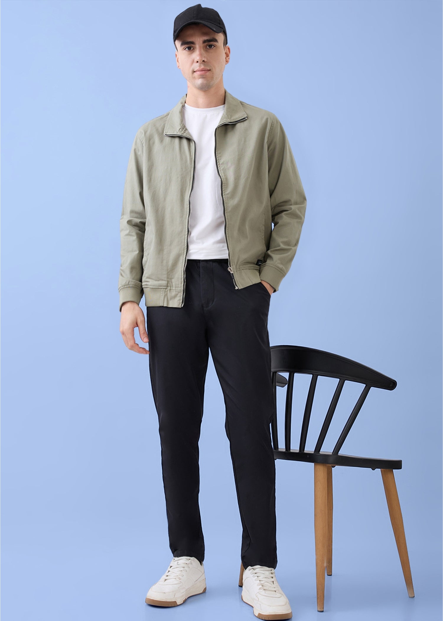 Ovar Spread Collar Zipper: Pista