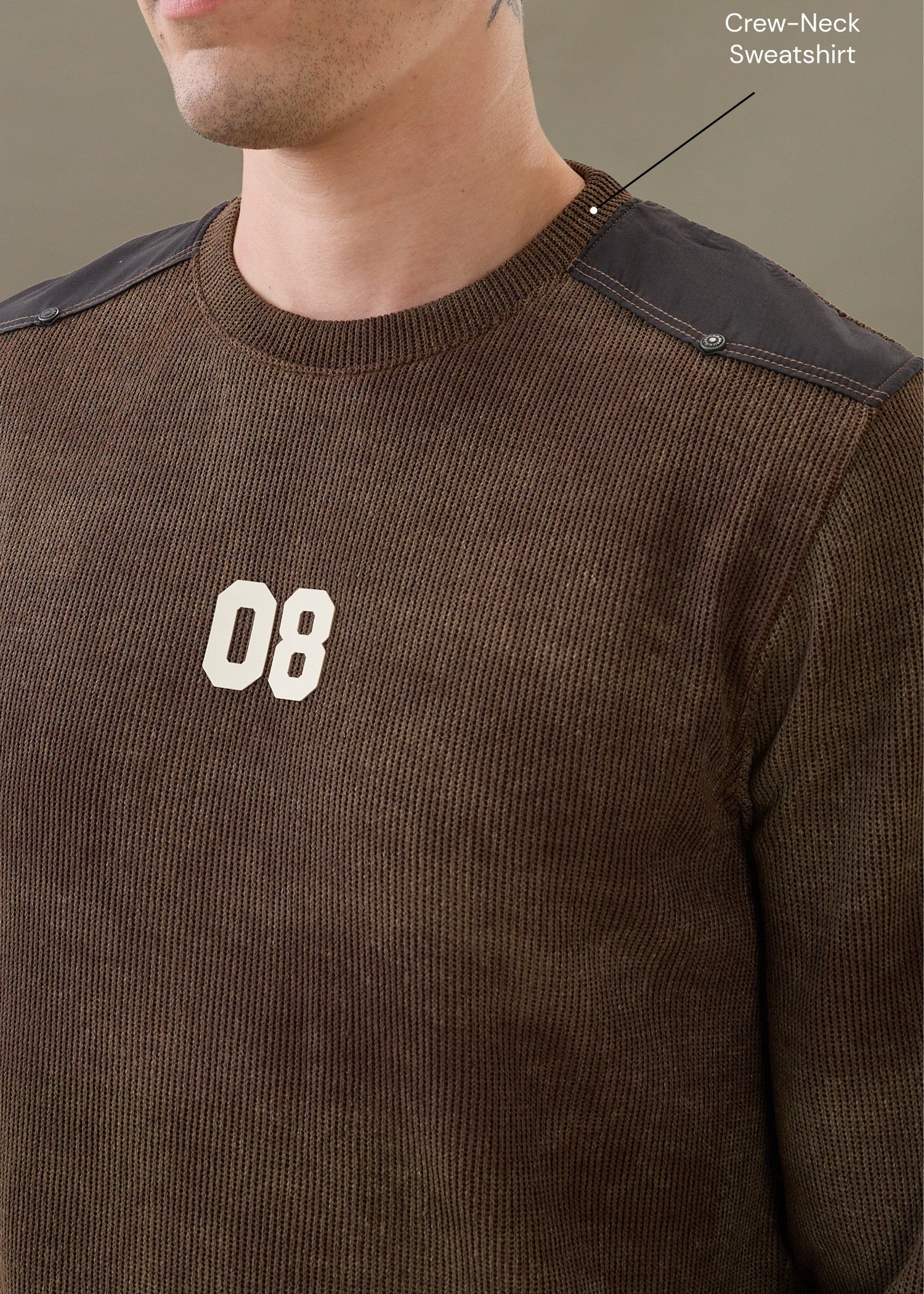 Trender Regular Full Sleeve T-shirt: Coffee