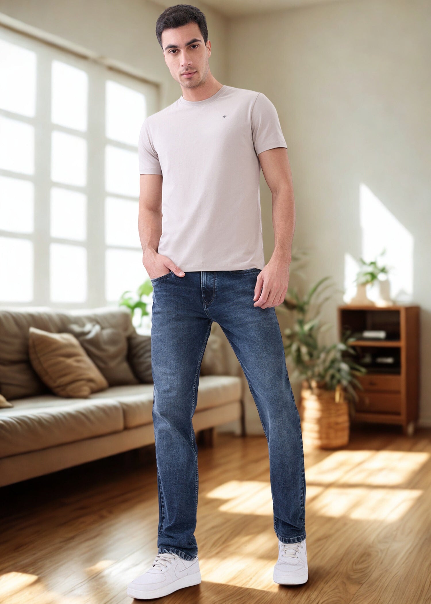 Arch Solid Half Sleeve T-Shirt