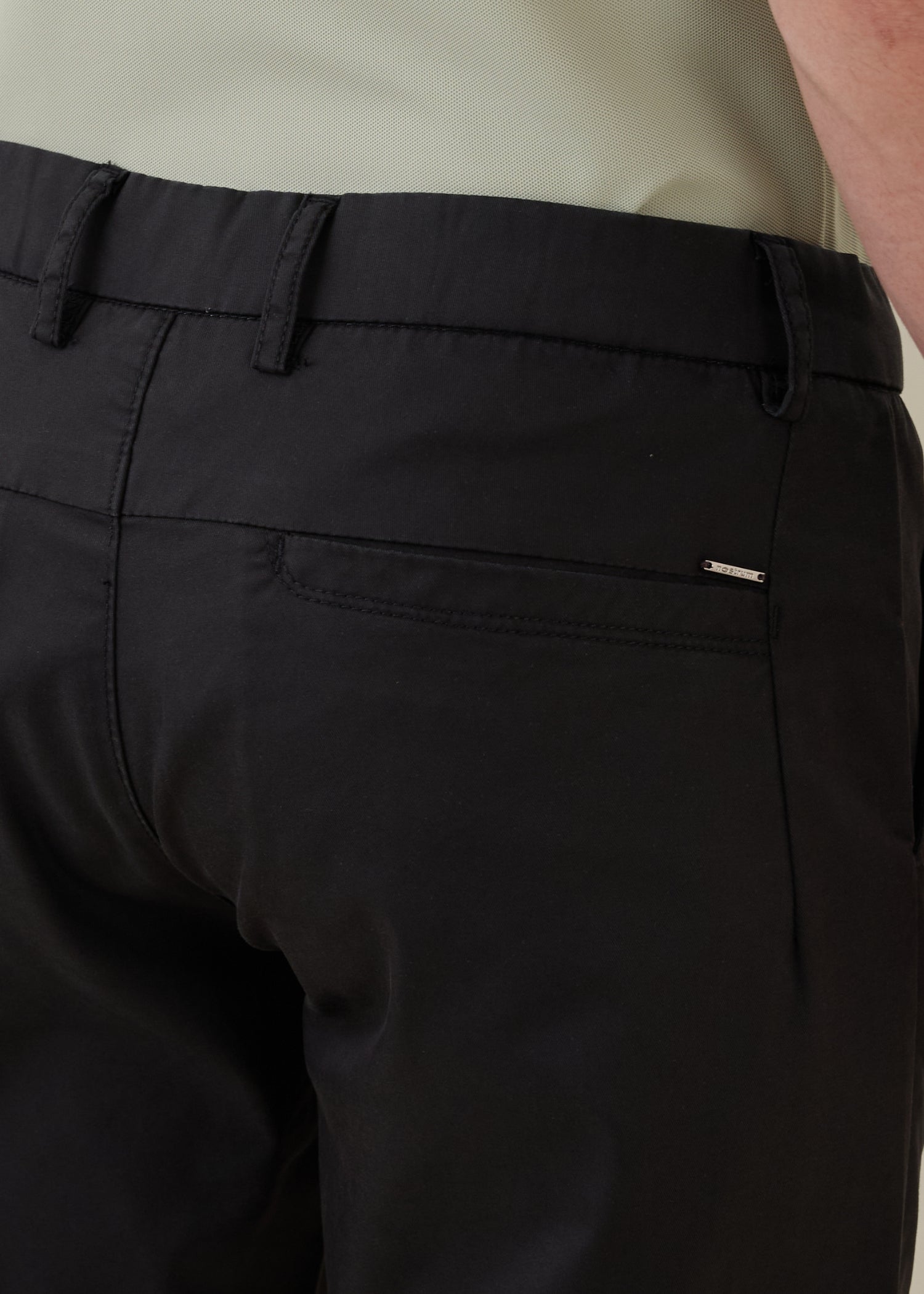 Karpen Straight fit Trousers: Black