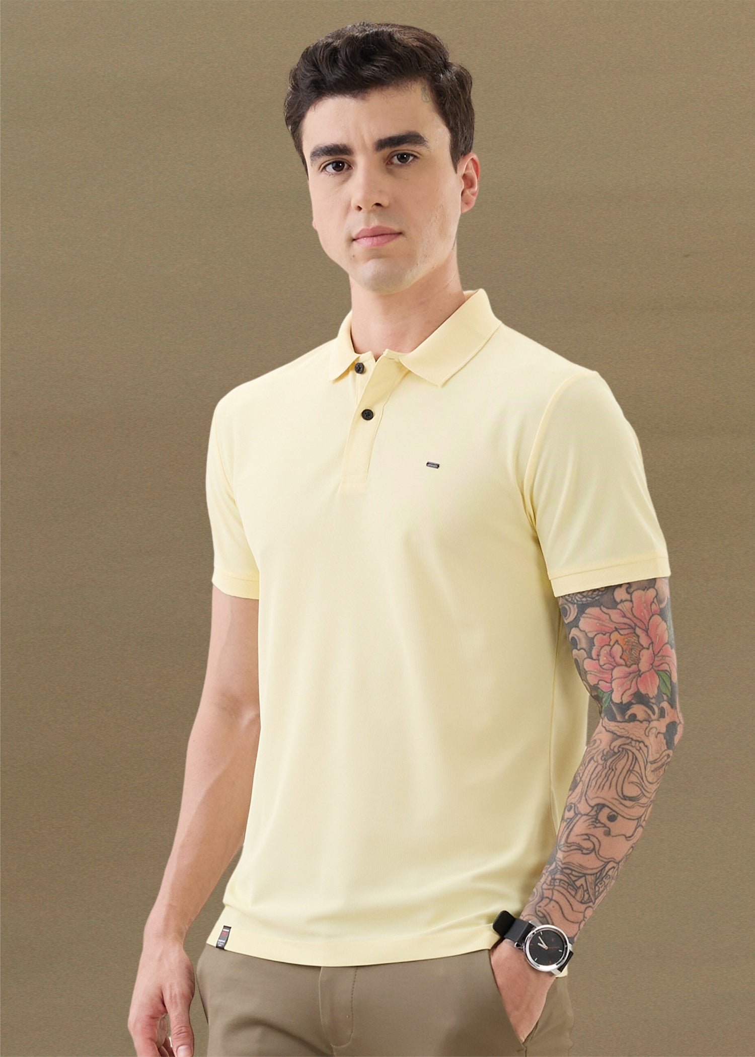 Cherry Half Sleeve Polo T-Shirt | Smart Casual Style