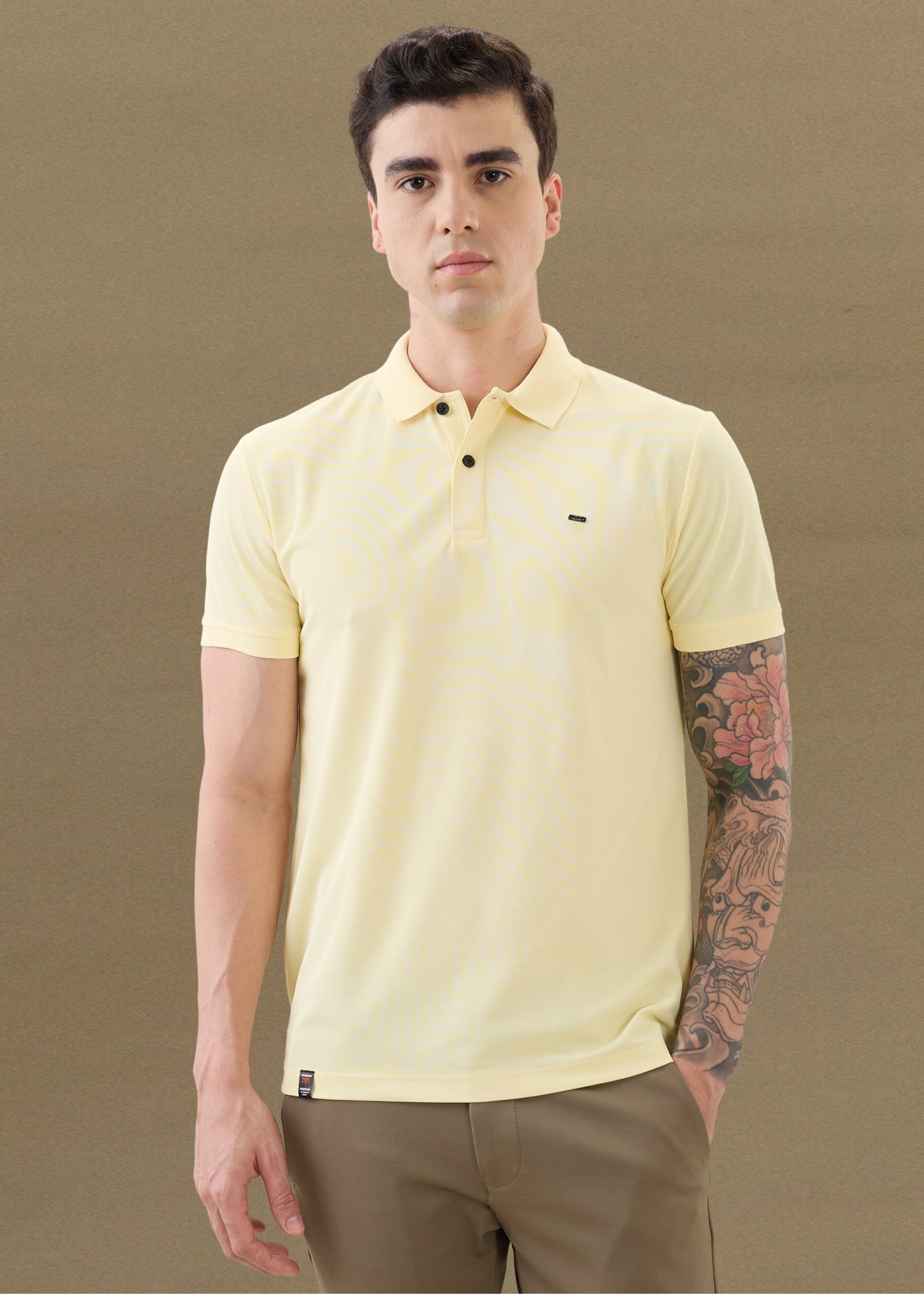 Cherry Half Sleeve T-shirt: Lemon