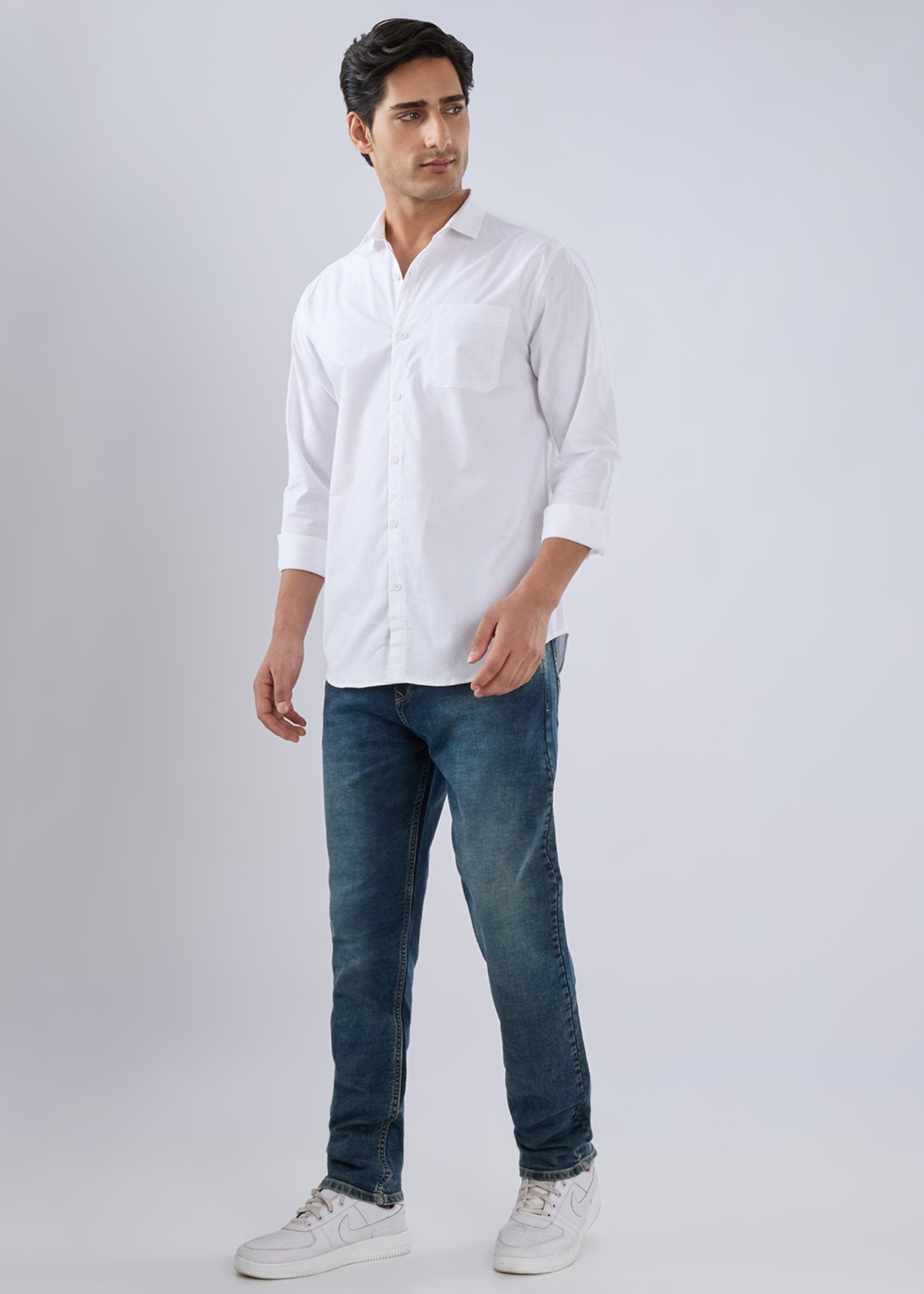 Munch Solid Full Sleeve Shirt