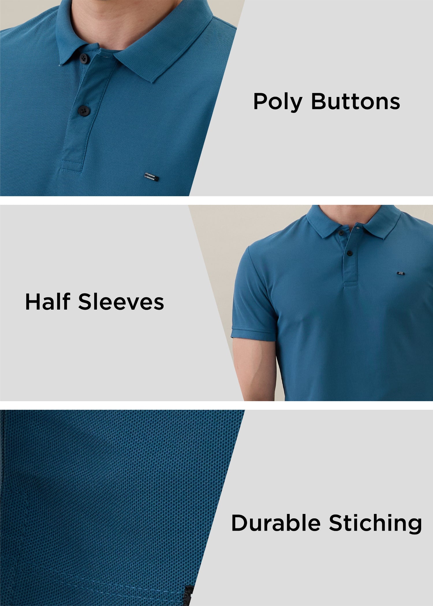 Cherry Half Sleeve Polo T-Shirt | Smart Casual Style