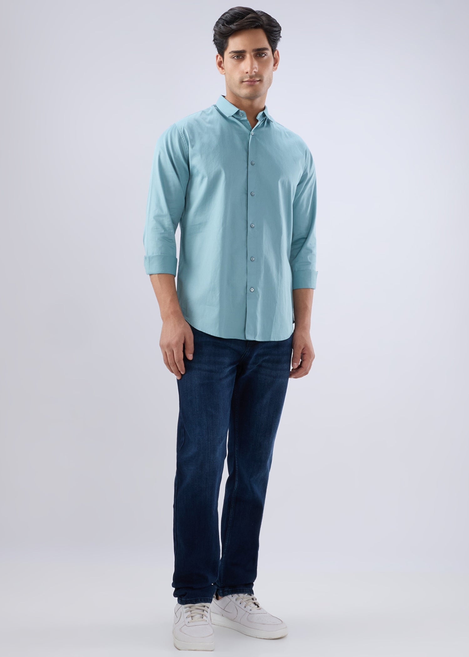 Carlson Solid Full Sleeve Shirt