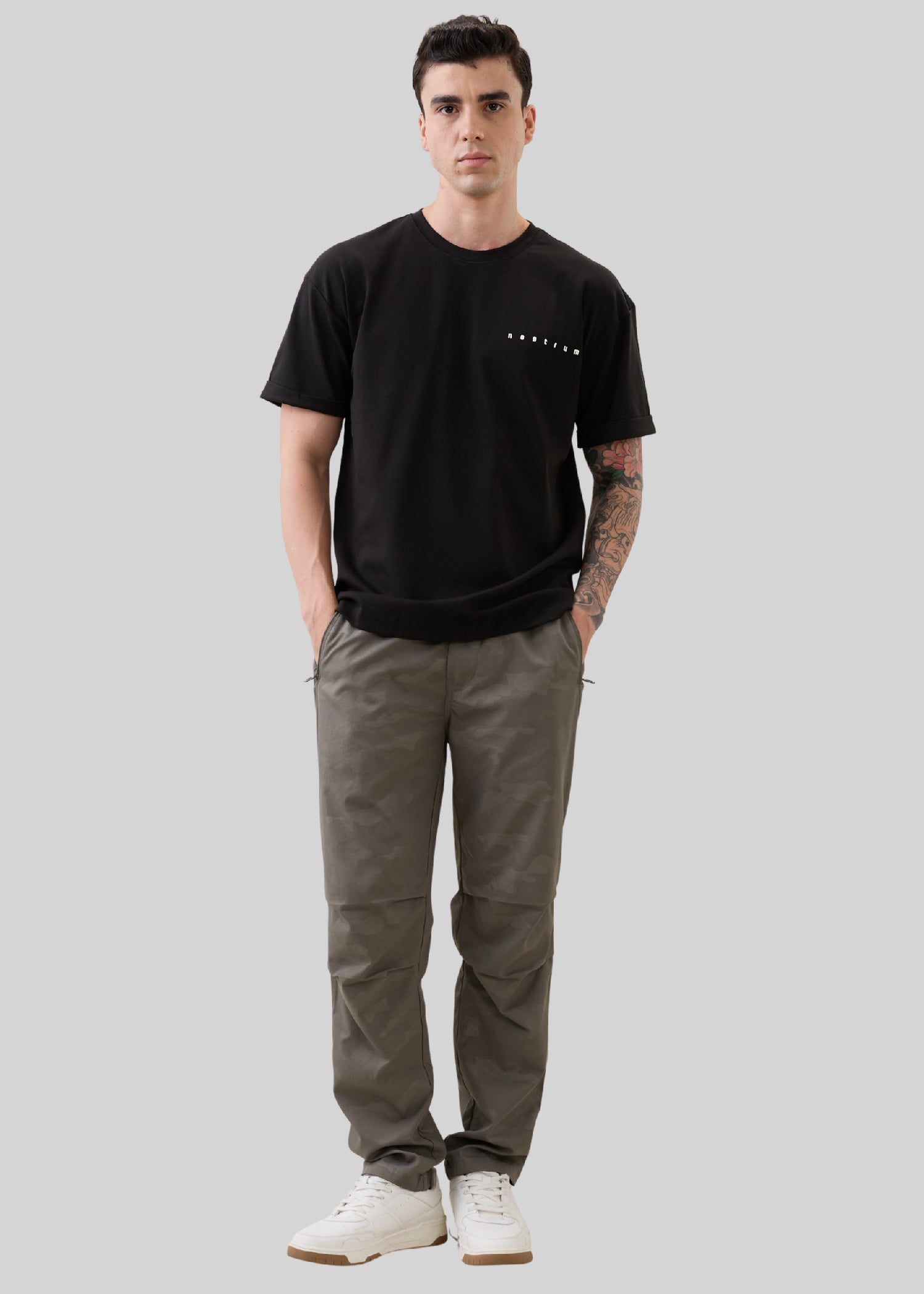 Ostrich Camouflage Relaxed Fit Cargo