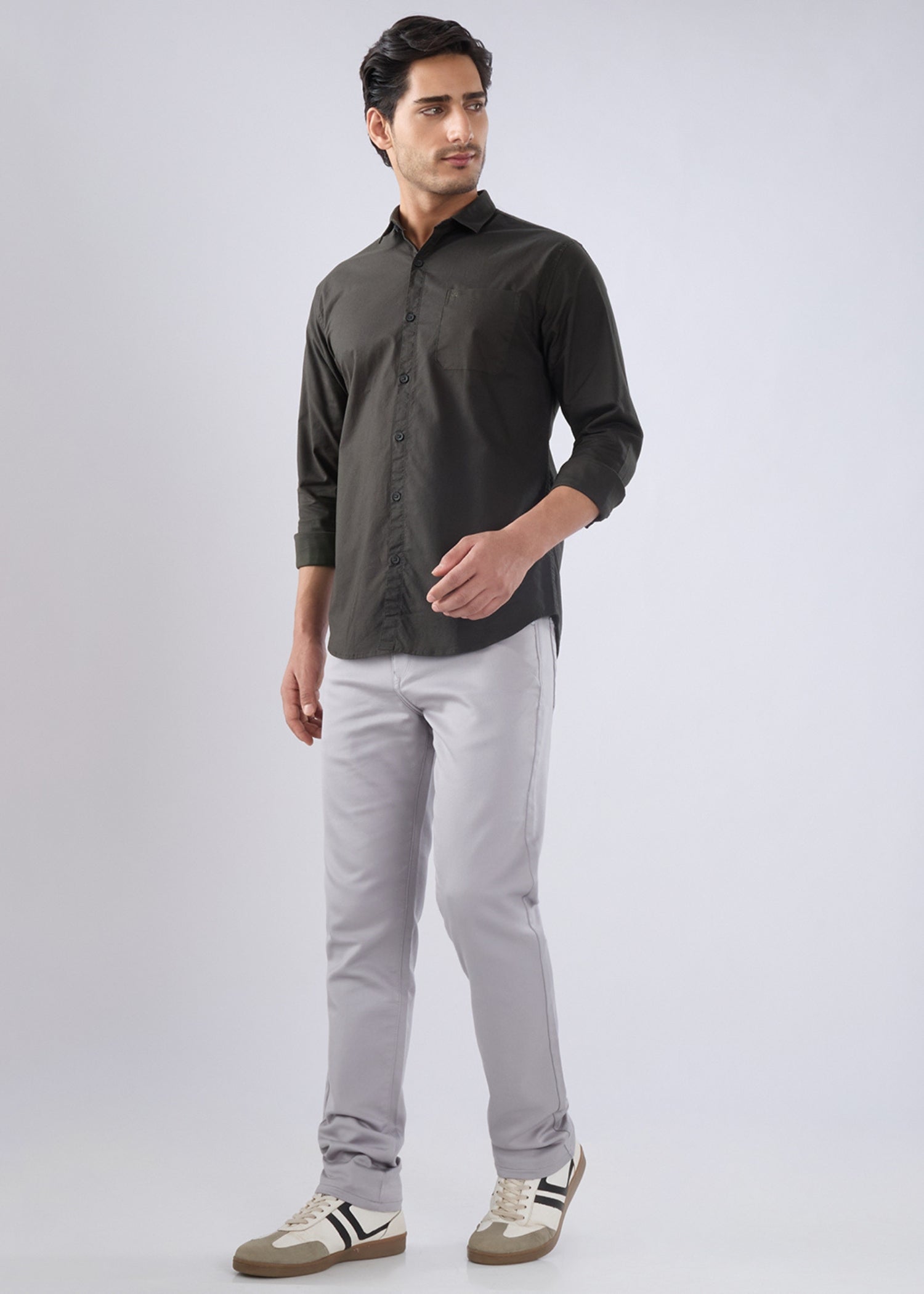 Munch Solid Full Sleeve Shirt