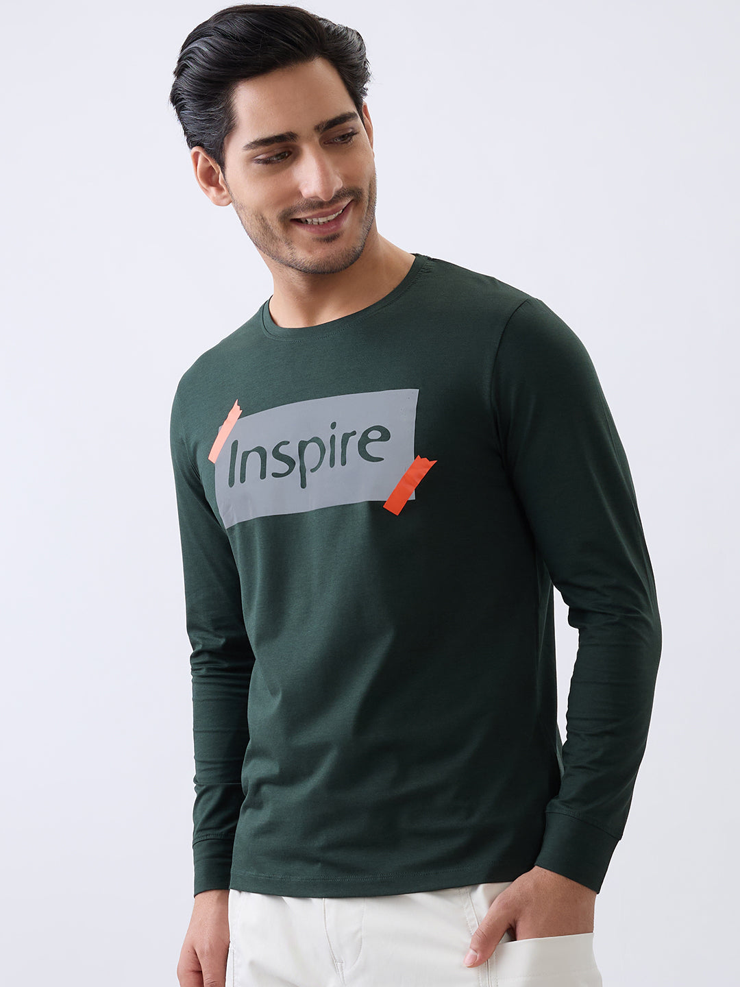 Inspire Graphic Fitted Sweatshirt