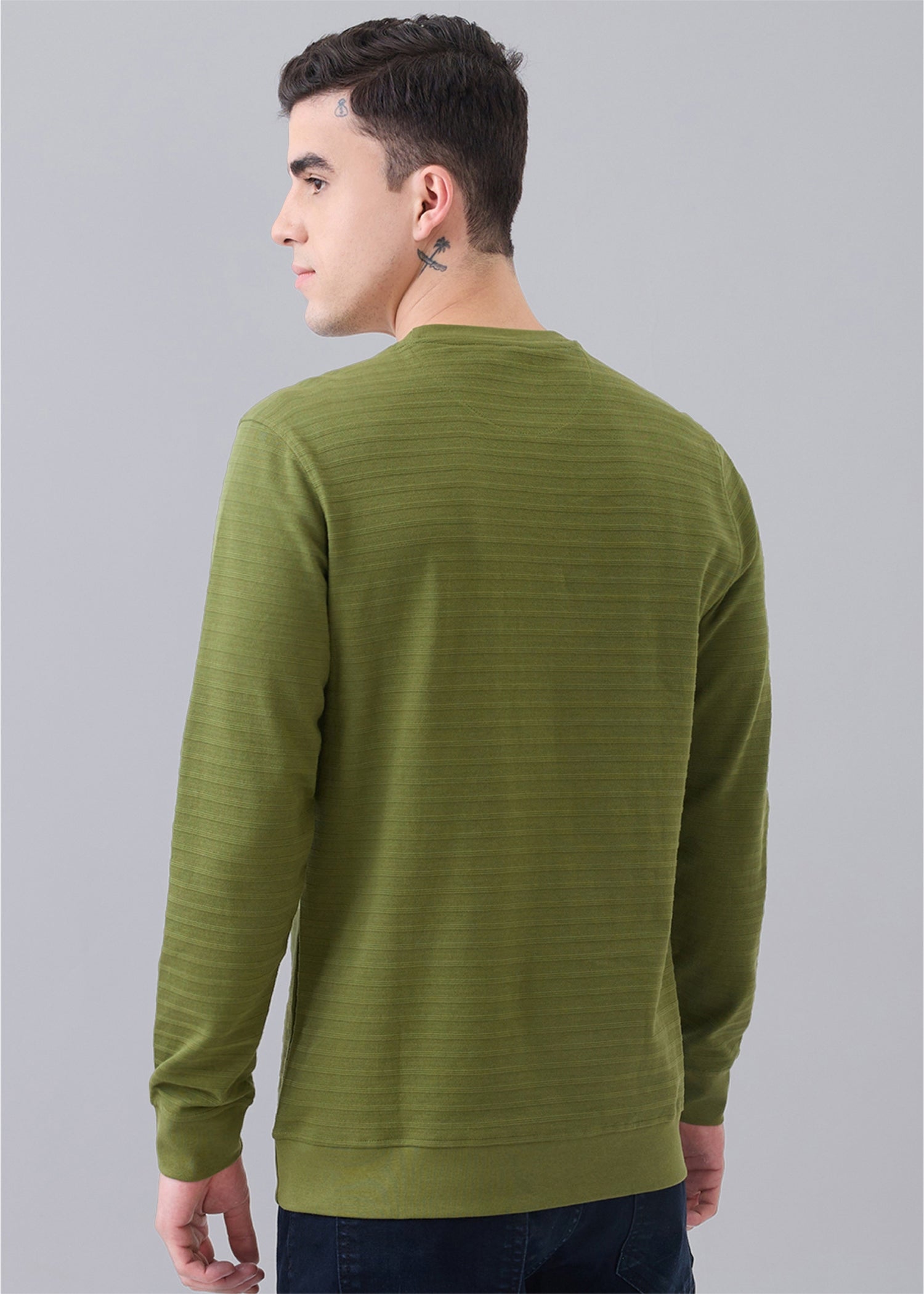 Daylight Textured T-Shirt: Green