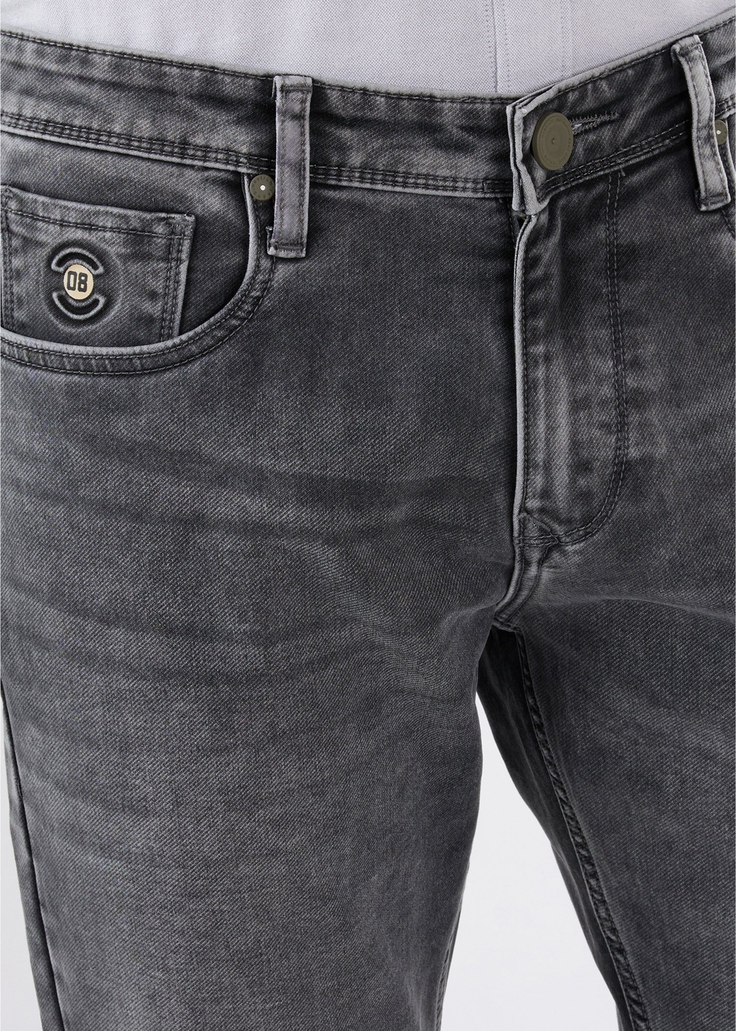Dolovi F Ankle Fit Denim Jeans - Grey