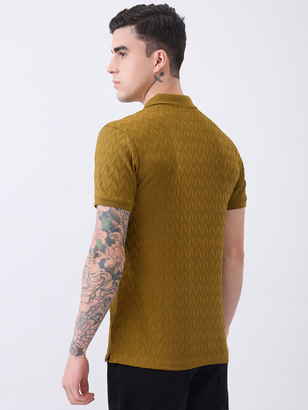 Sibiline Textured Polo T-Shirt