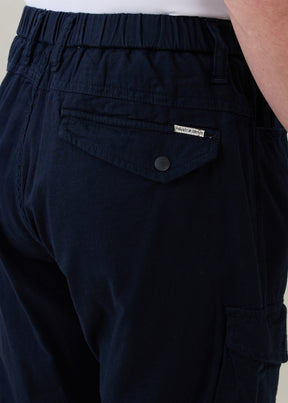 Canopy Cotton Relaxed Cargo: Navy