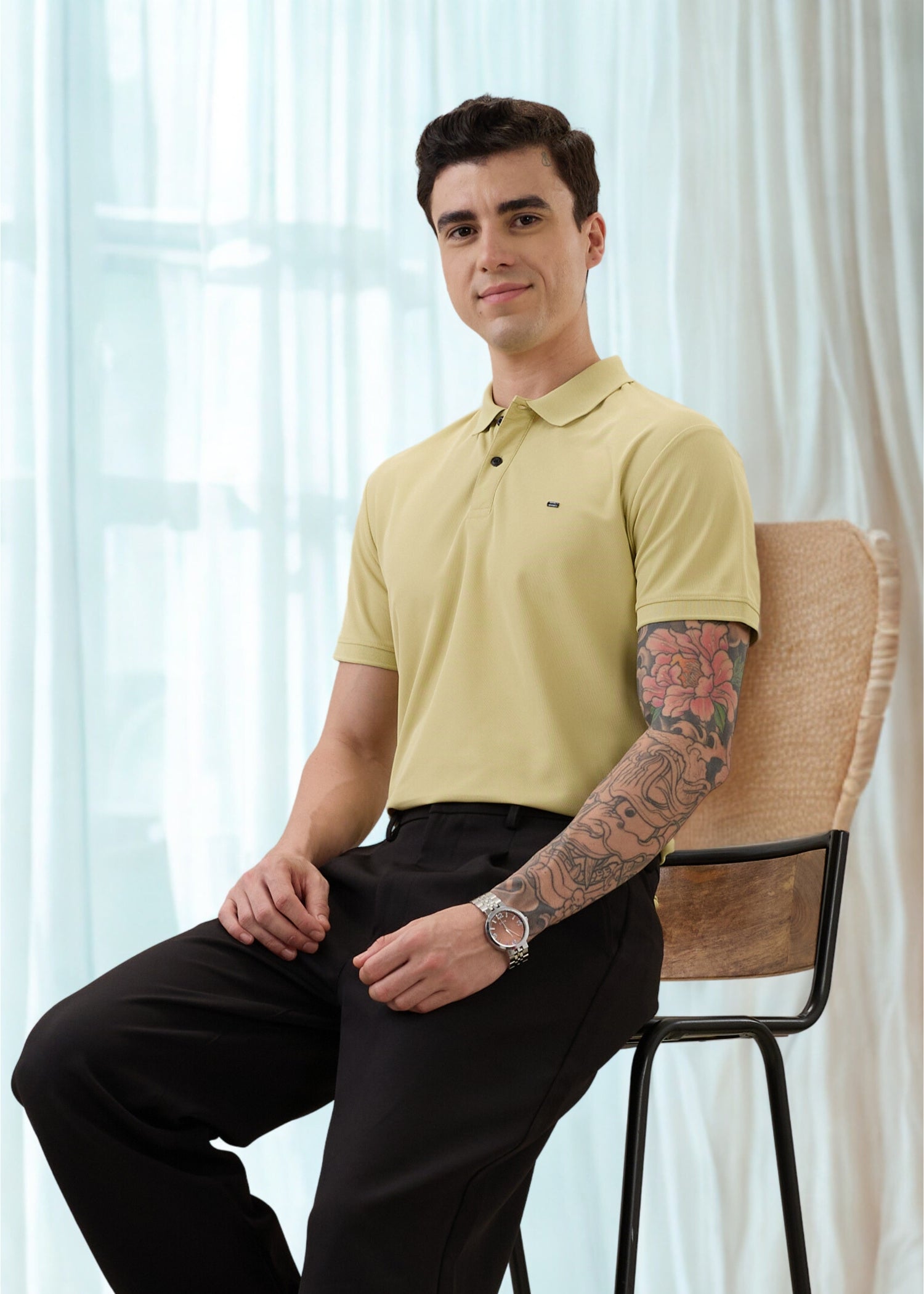 Cherry Half Sleeve Polo: Seakalp