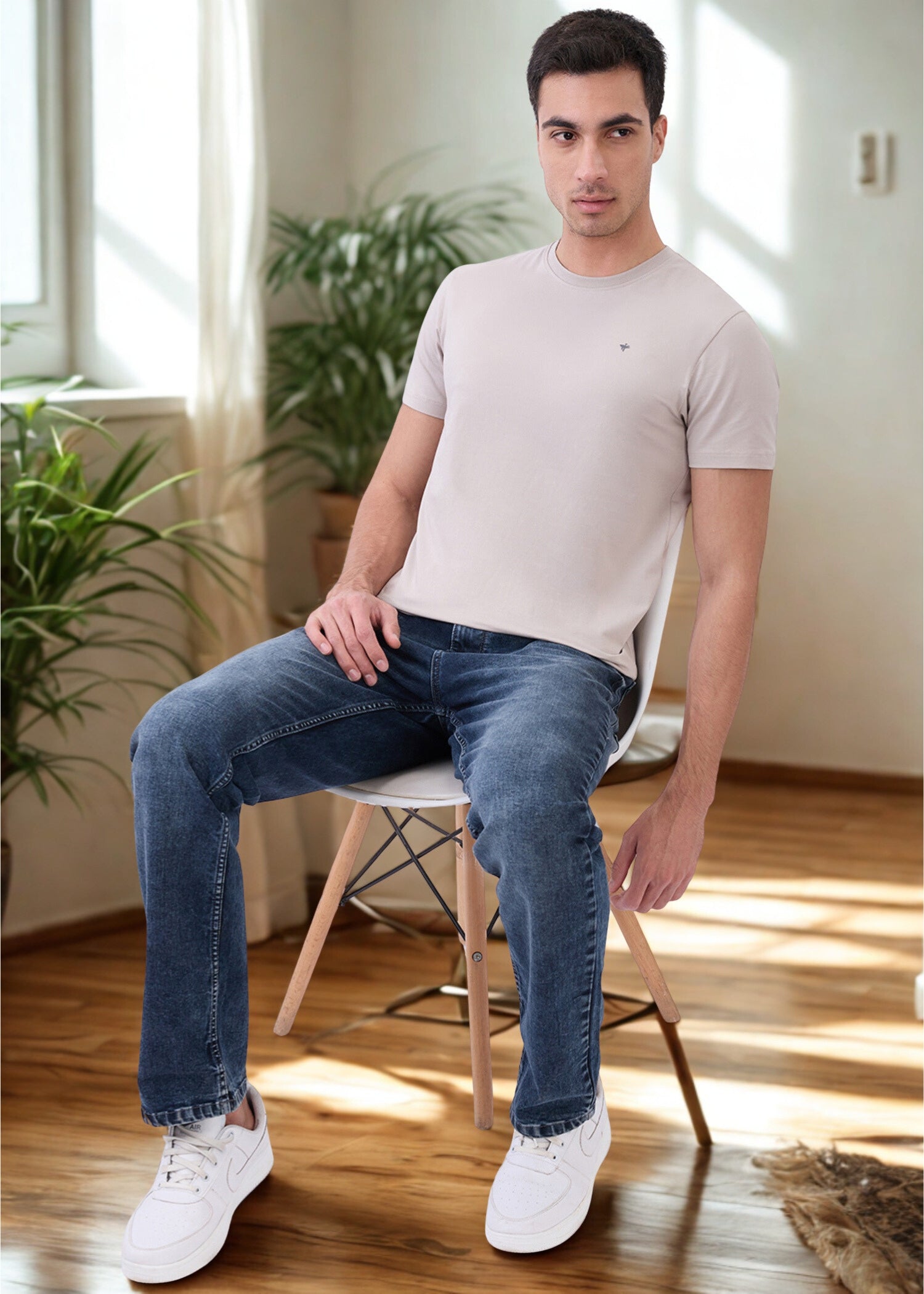 Arch Solid Half Sleeve T-Shirt