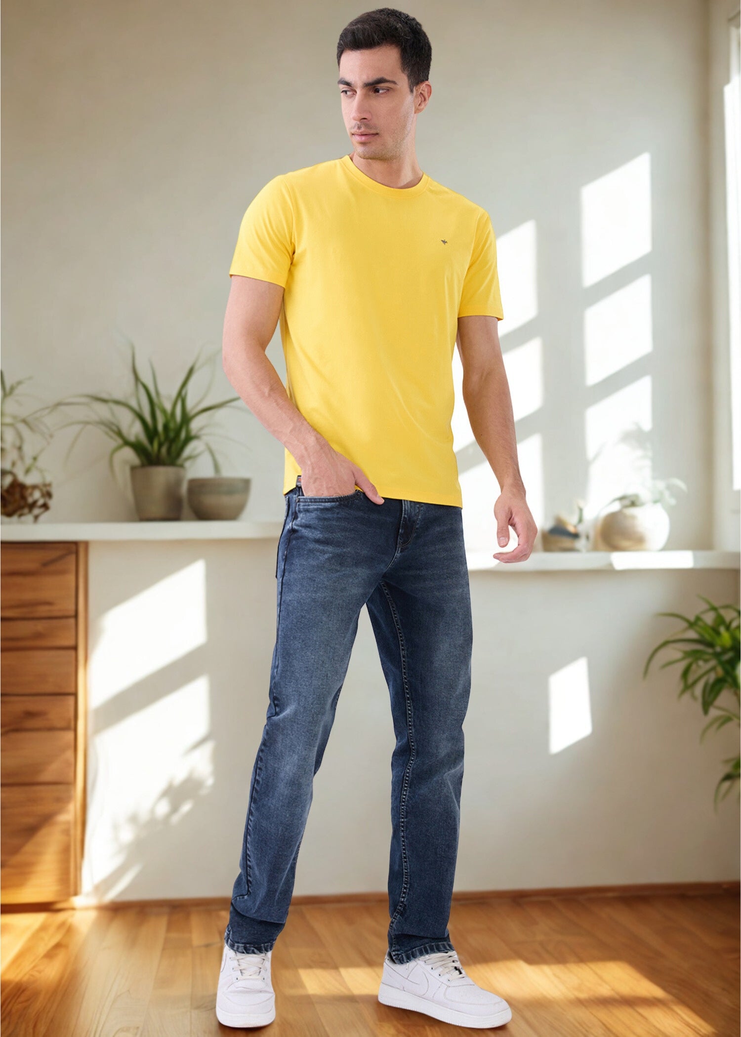 Arch Solid Half Sleeve T-Shirt
