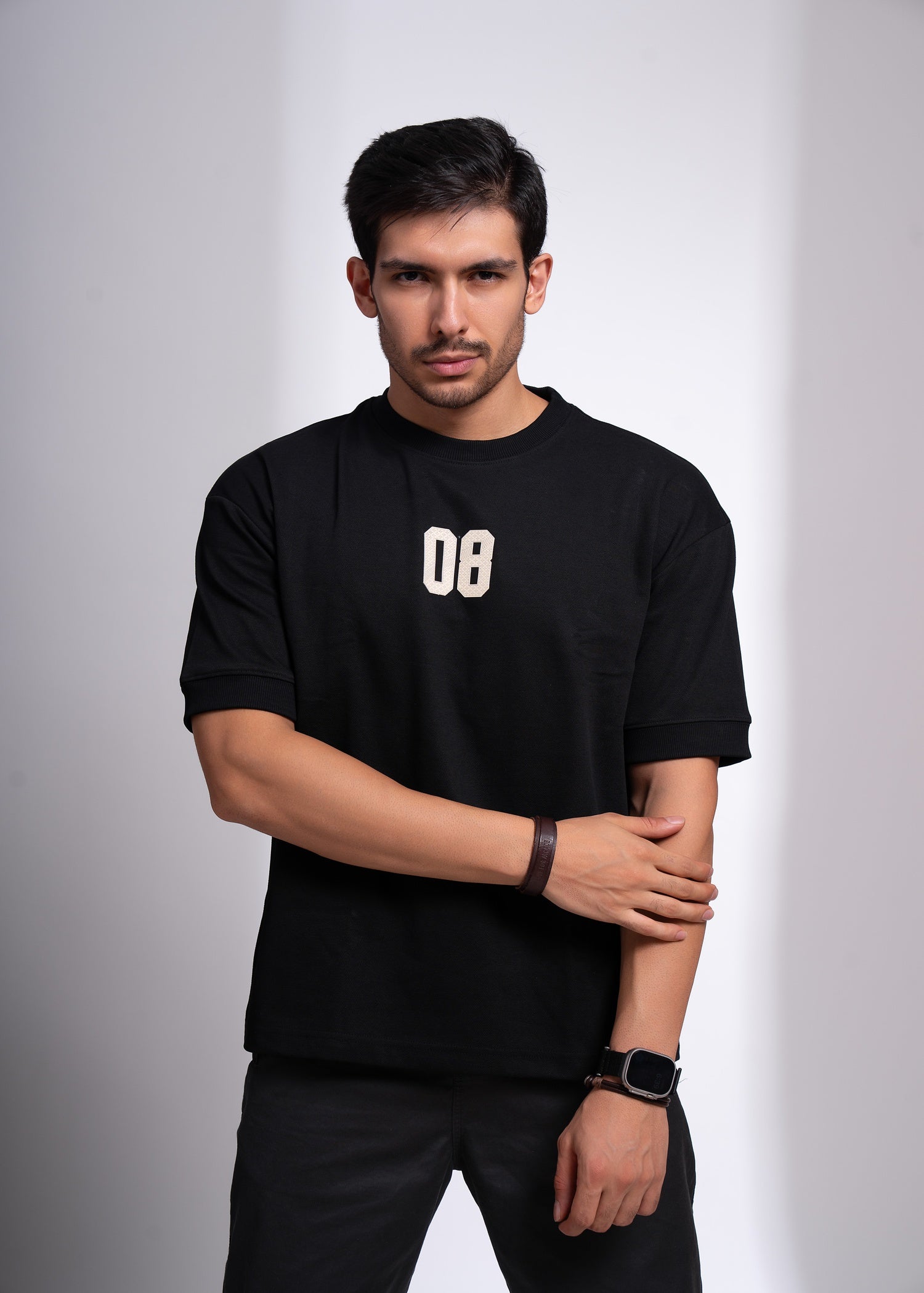 Oversized Number Print T-Shirt for Men | Casual Streetwear Tee