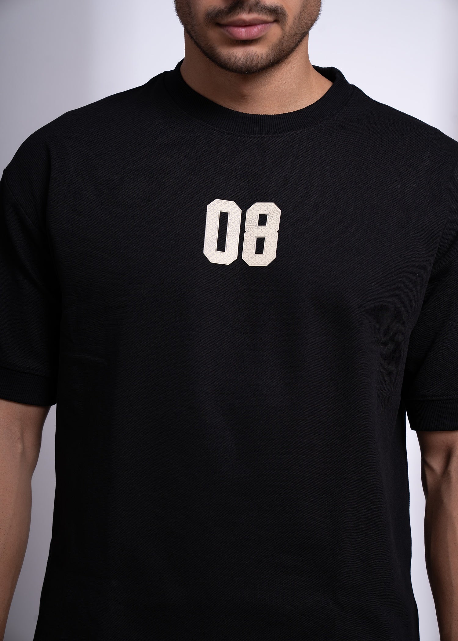Oversized Number Print T-Shirt for Men | Casual Streetwear Tee