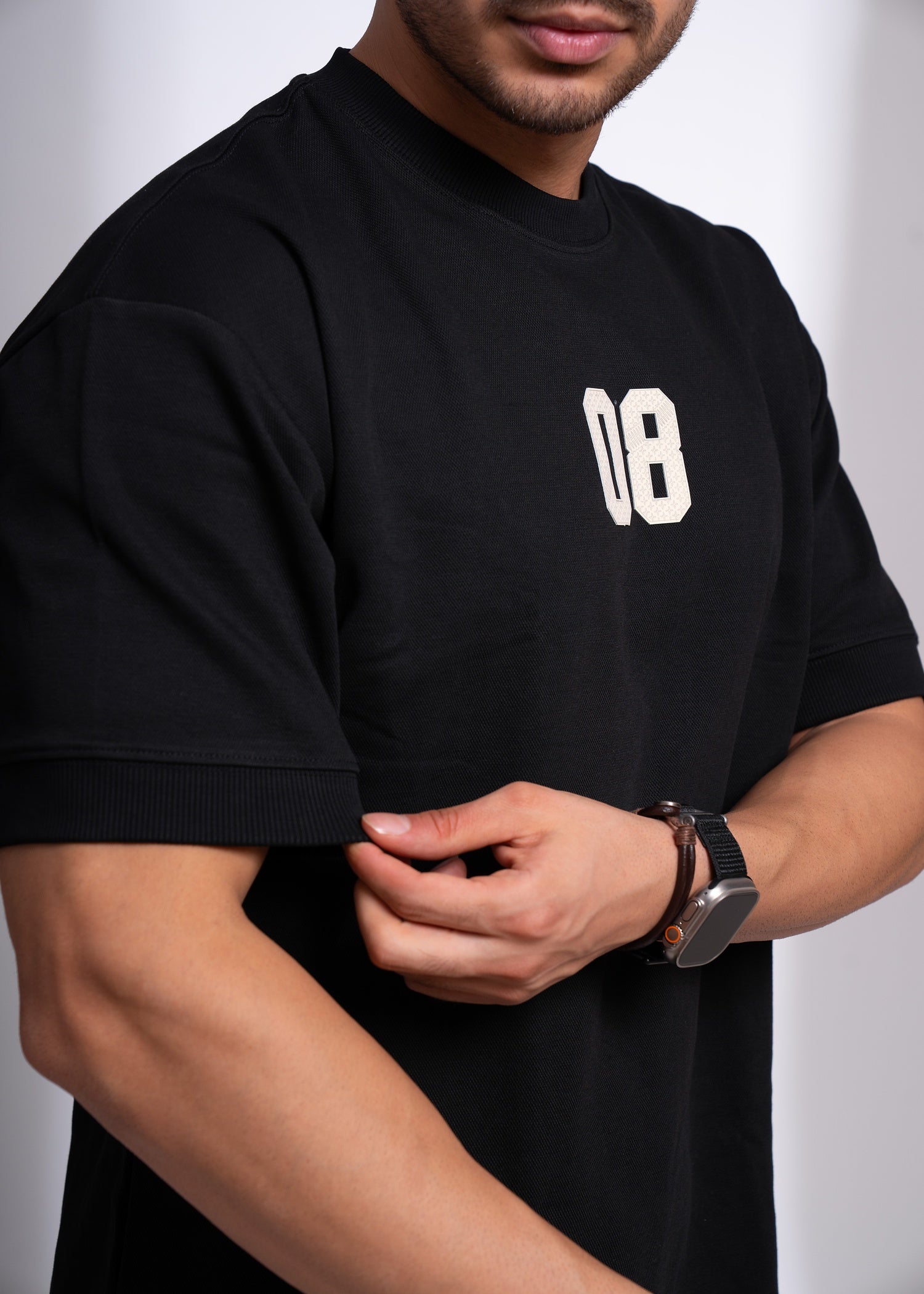 Oversized Number Print T-Shirt for Men | Casual Streetwear Tee