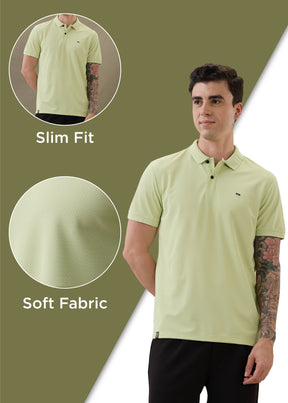 Cherry Half Sleeve Polo T-Shirt | Smart Casual Style