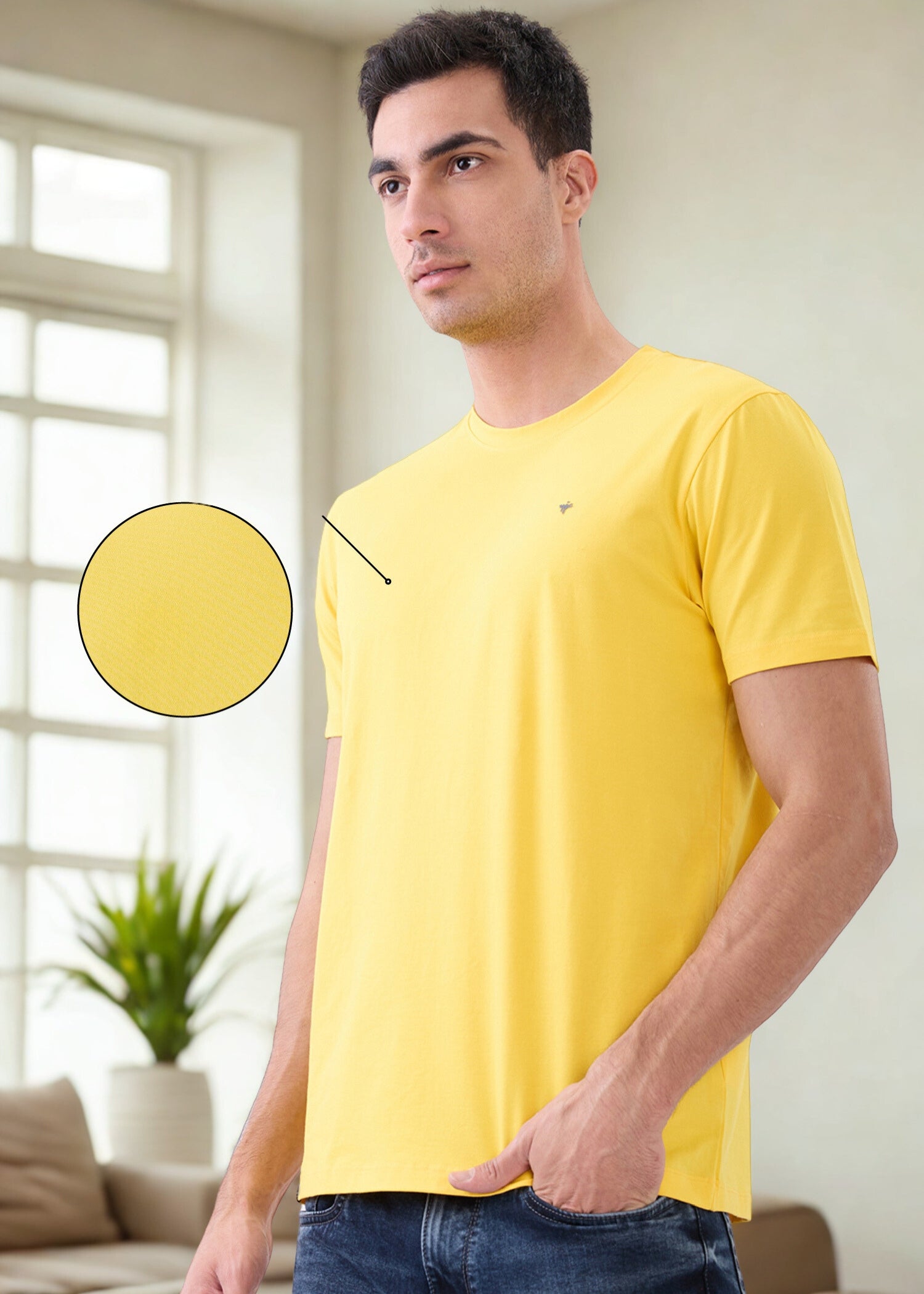 Arch Solid Half Sleeve T-Shirt