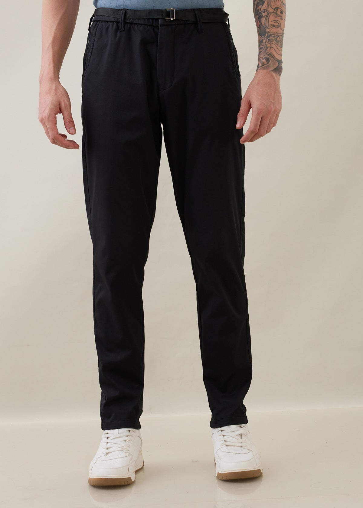 Morget Relaxed Fit Trouser: Charcoal