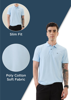 Cherry Half Sleeve Polo T-Shirt | Smart Casual Style