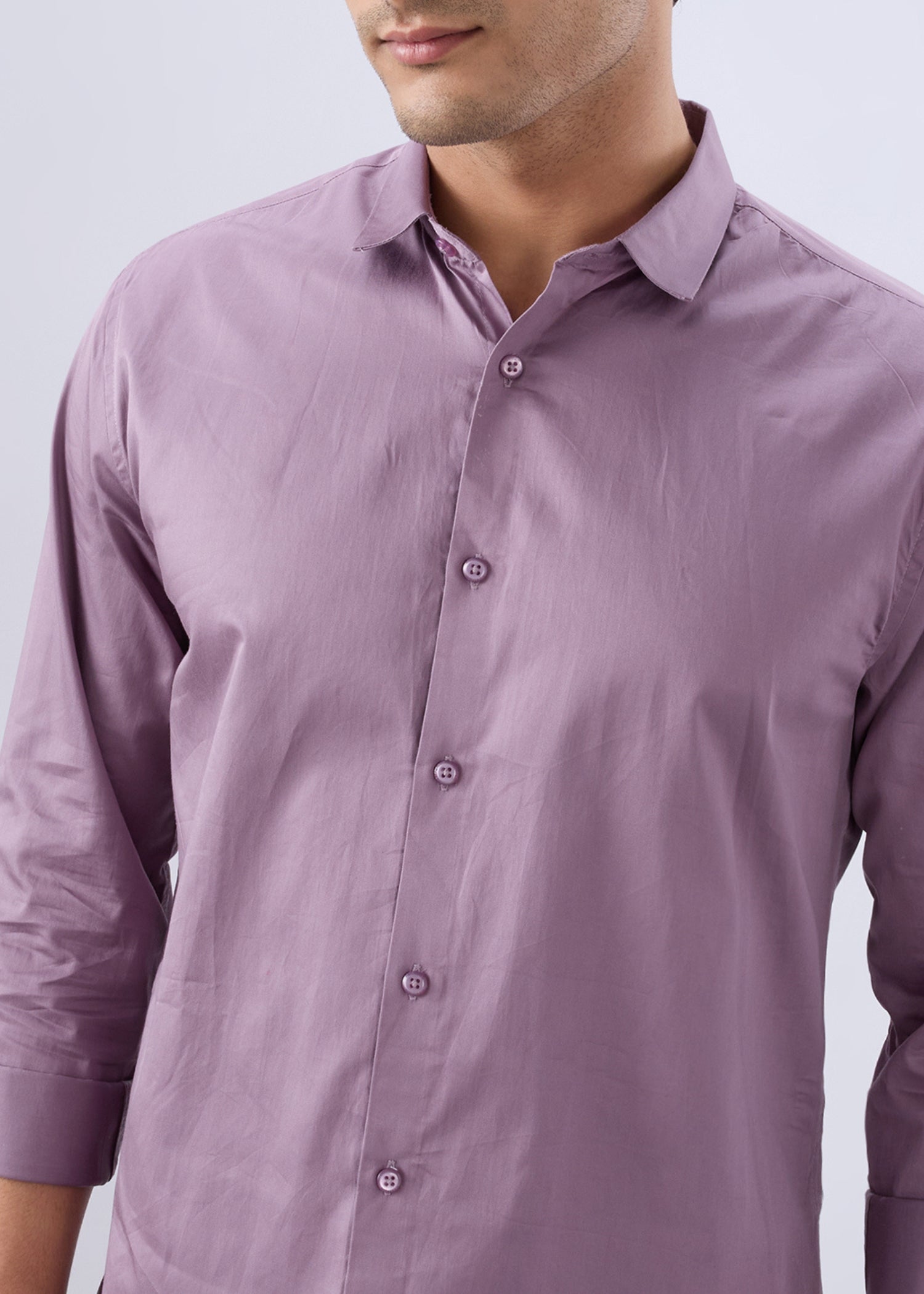 Carlson Solid Full Sleeve Shirt