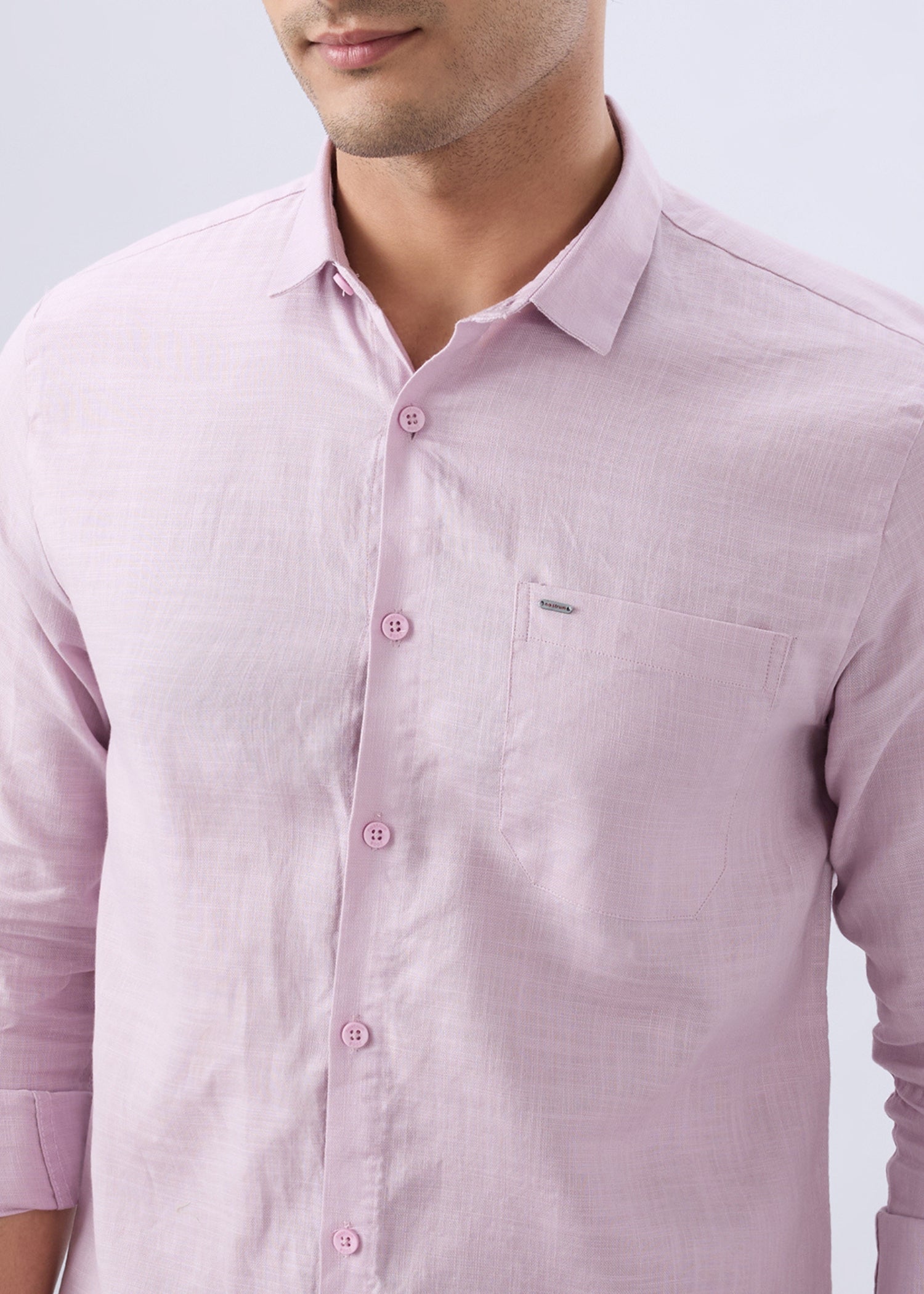 Keen Solid Full Sleeve Shirt: Lavender
